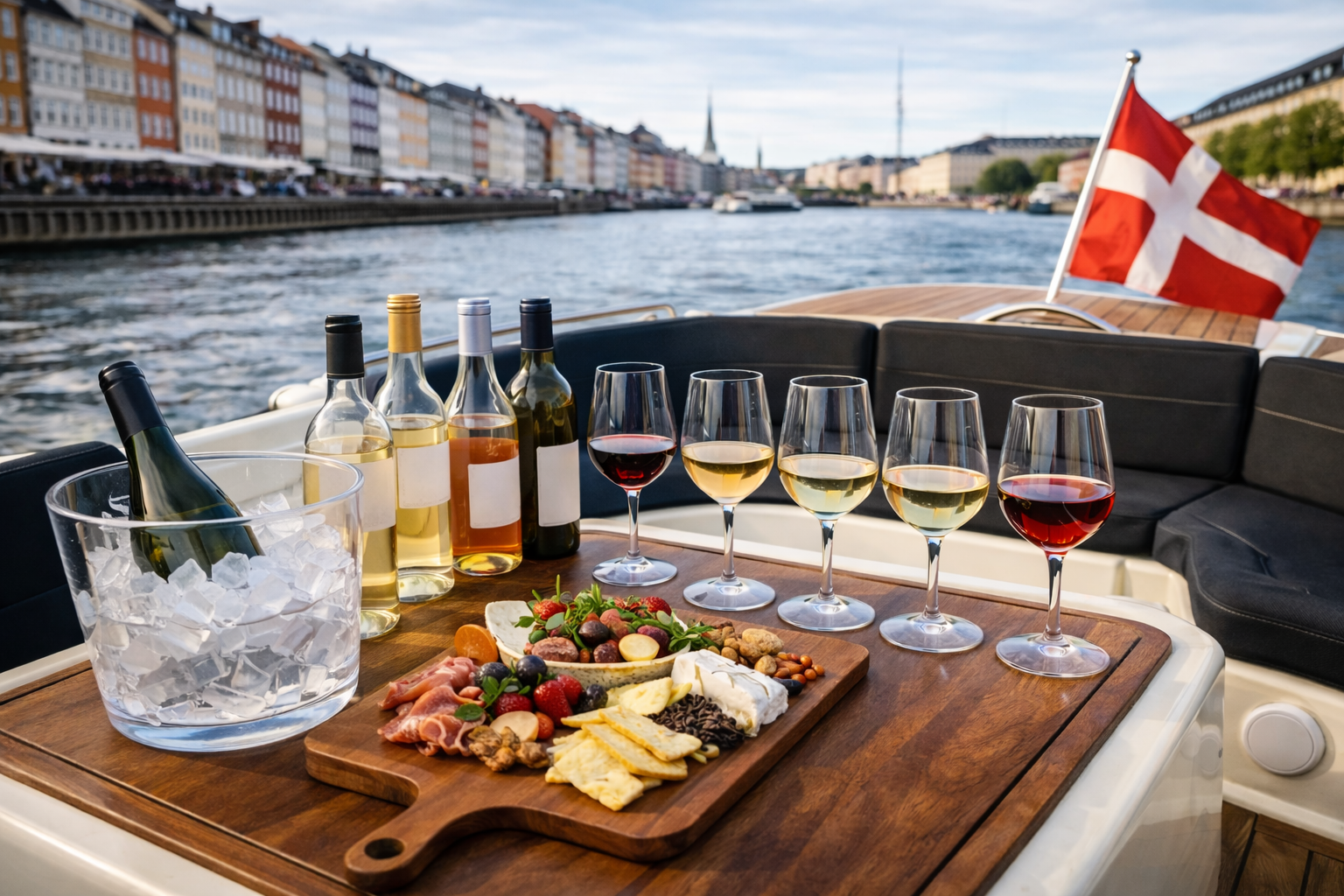 Private 2-Hour Copenhagen Canal Cruise with Wine Tasting – Copenhagen, Denmark