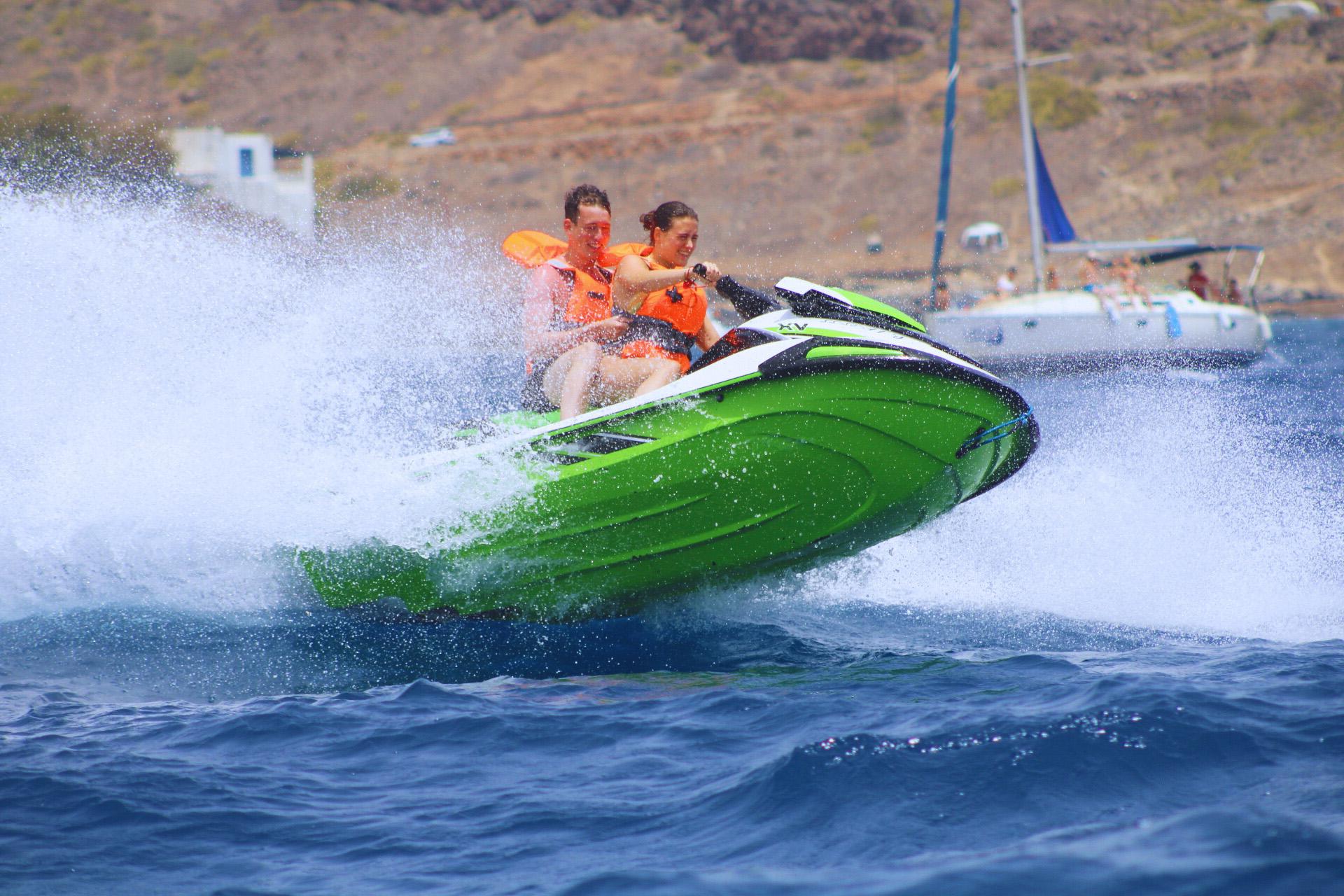 Puerto Colón: Yamaha Jet Ski Tour Along Tenerife’s Coast – Costa Adeje, Spain
