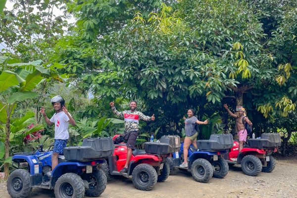 Puerto Viejo Talamanca: Quad Tour with 2 Waterfalls – Sixaola River, Costa Rica