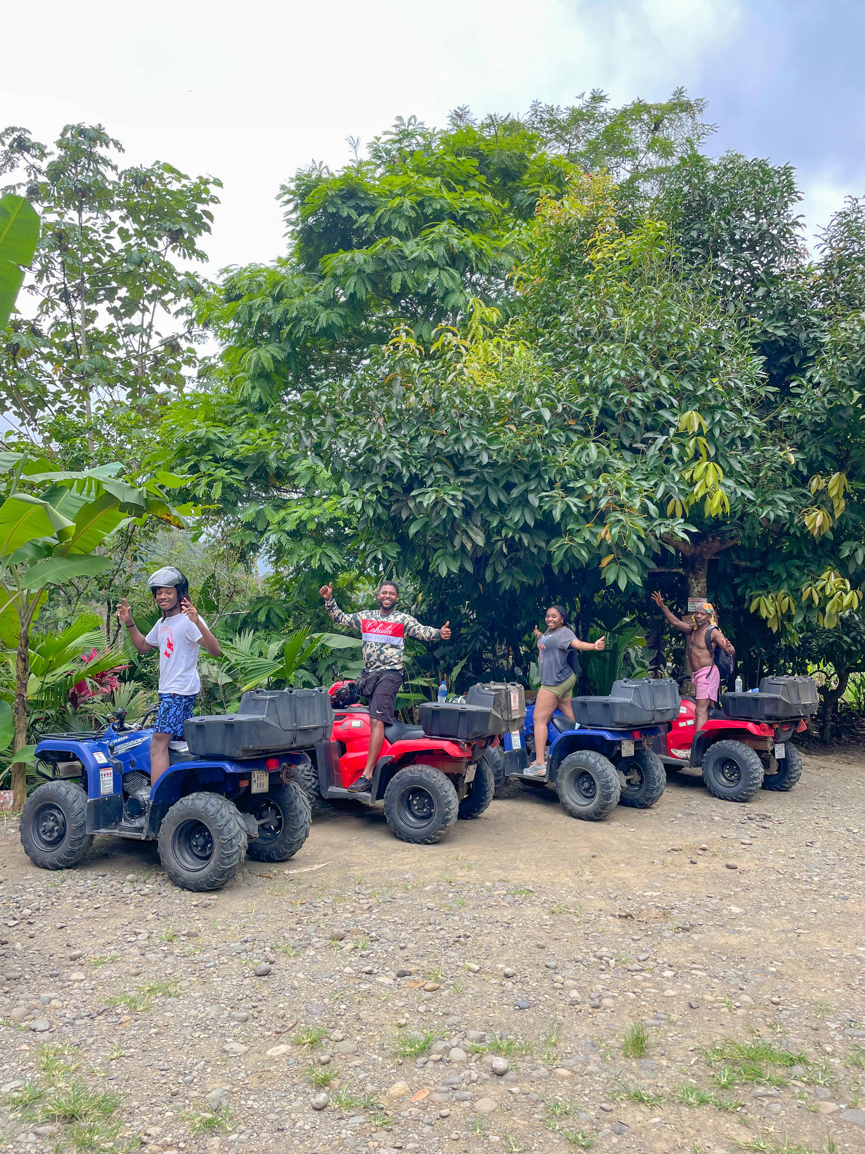 Puerto Viejo Talamanca: Quad Tour with 2 Waterfalls – Sixaola River, Costa Rica
