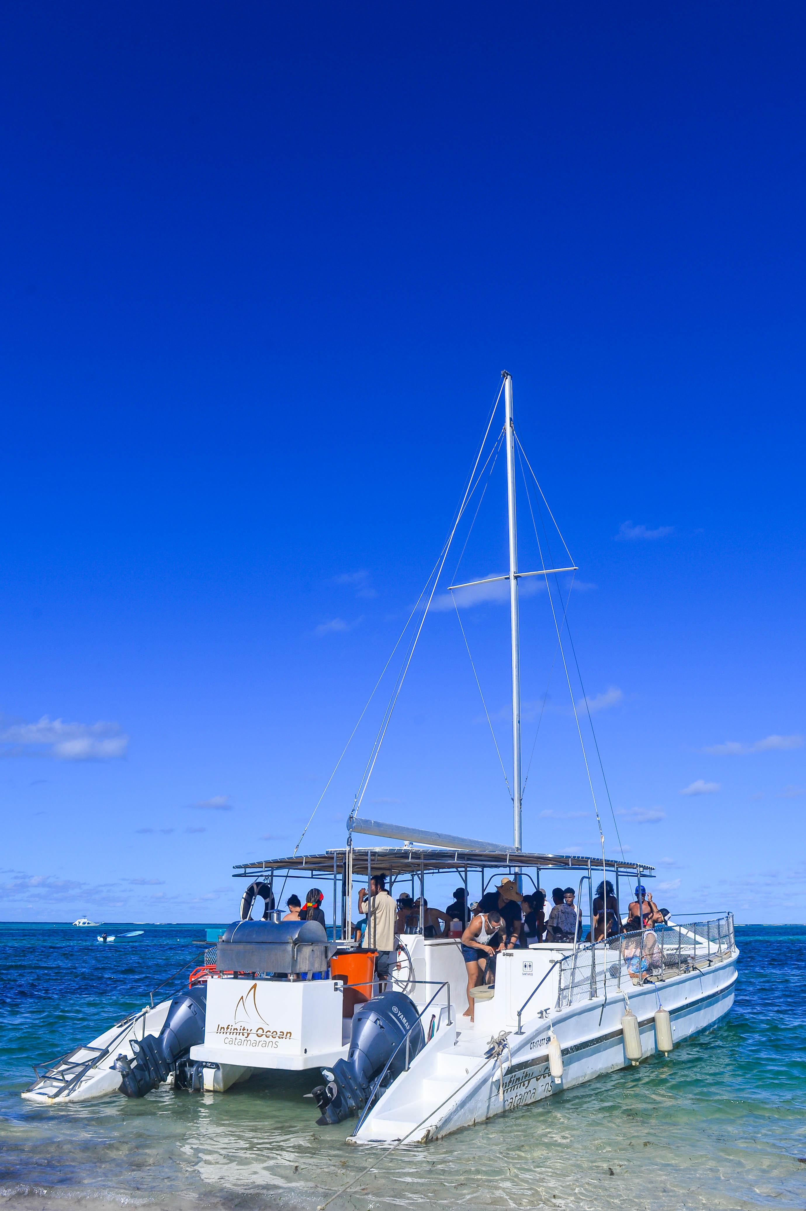 Punta Cana Bavaro: Private catamaran boat with snorkeling, open bar, and sailing – Punta Cana, Dominican Republic