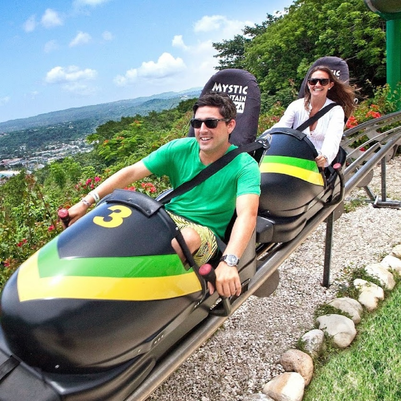 Rainforest Bobsled Mystic Mountain transportation – Ocho Rios, Jamaica