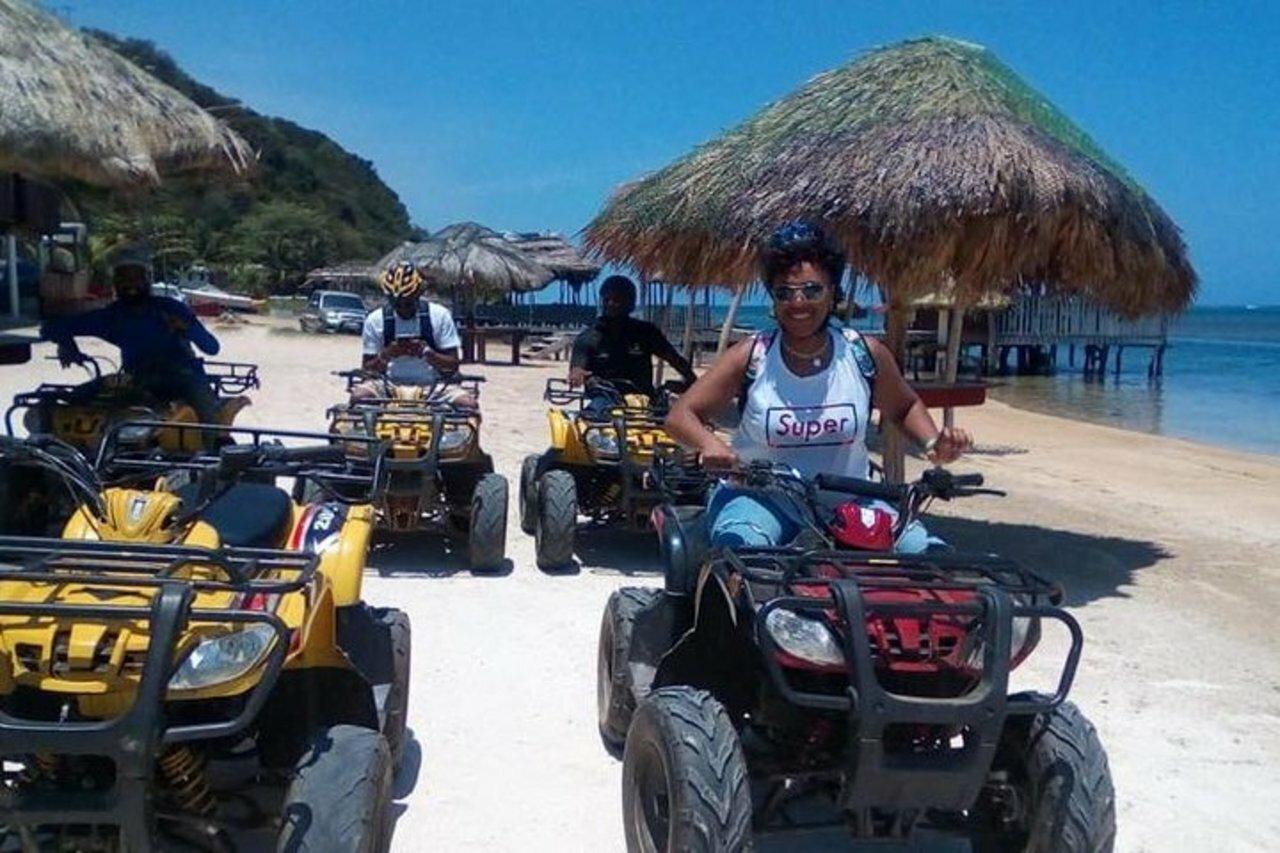 Roatán: ATV, Zip Line, Monkey and Sloth Sanctuary and Beach – Honduras
