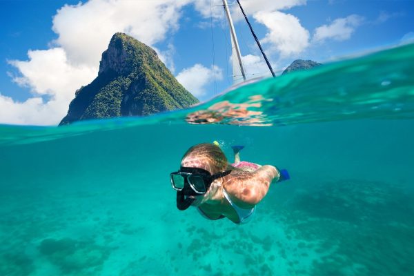 Saint Lucia: Snorkeling Beneath the Pitons in Soufriere – Saint Lucia