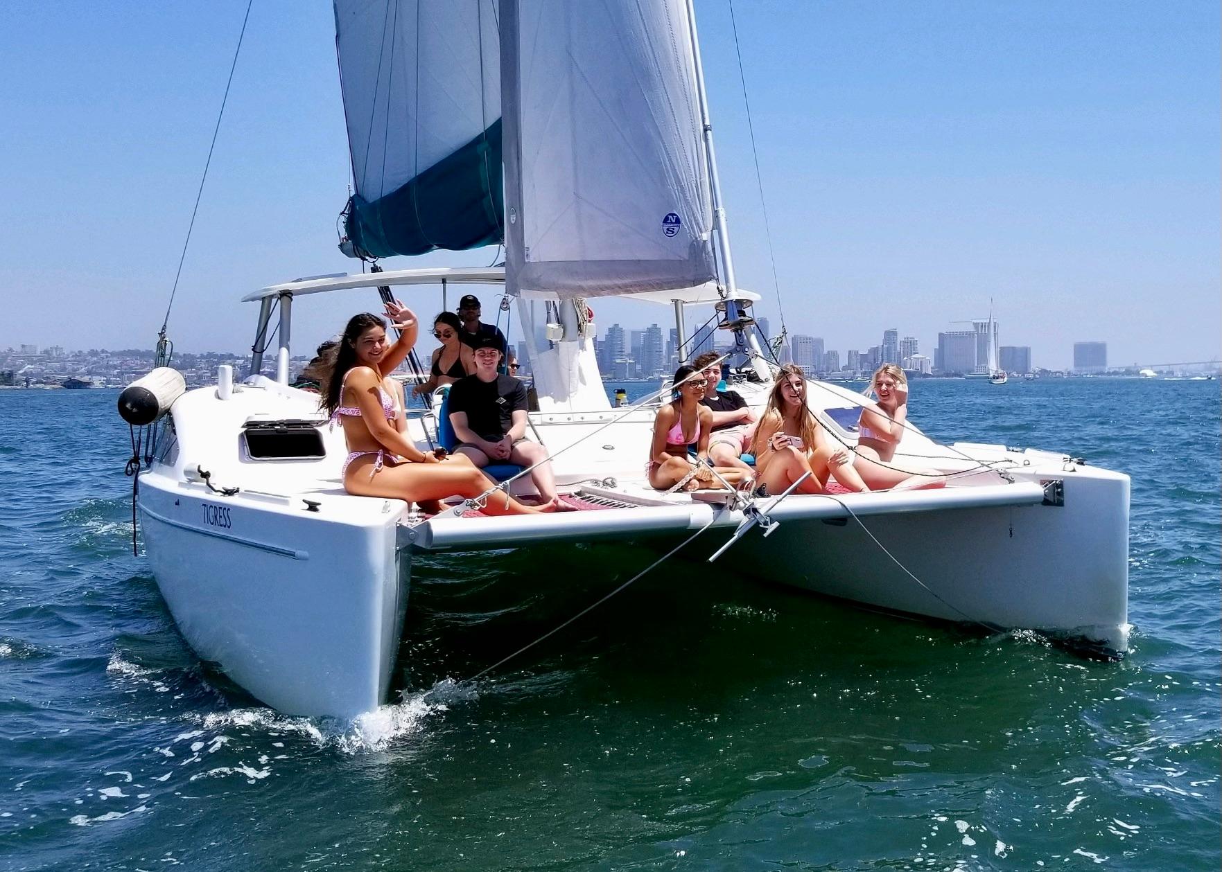 San Diego Bay: 2.5 hour Pure Catamaran Sailing Cruise – San Diego, California