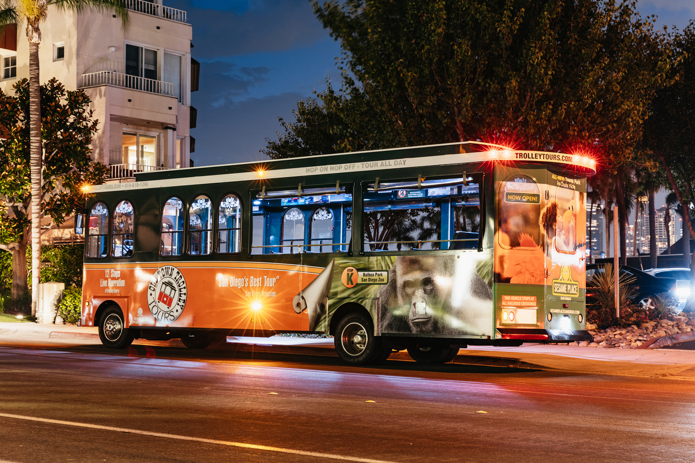 San Diego: City Lights Night Trolley Tour – San Diego, California