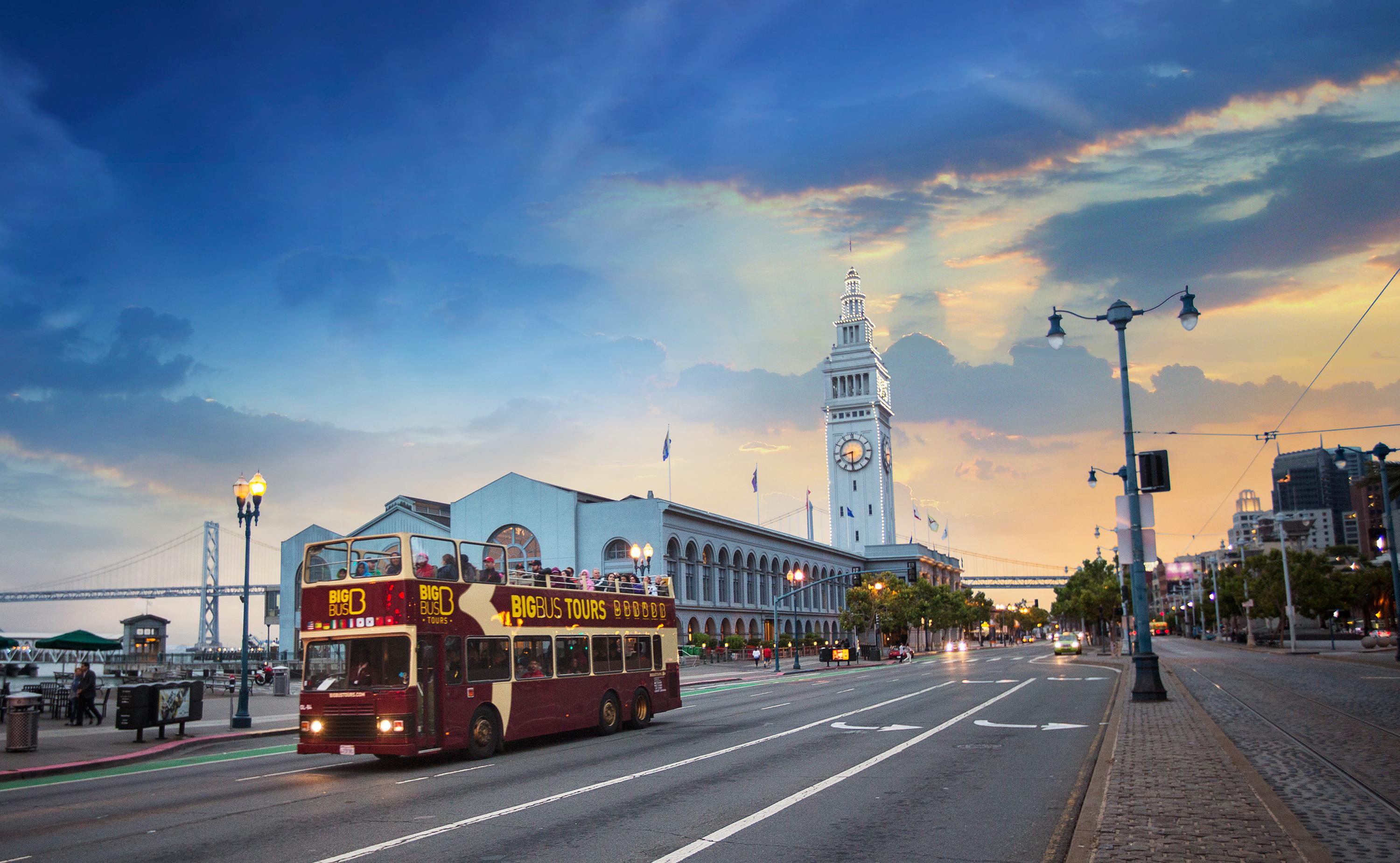San Francisco: Sightseeing Sunset Tour by Open-Top Bus – San Francisco, California