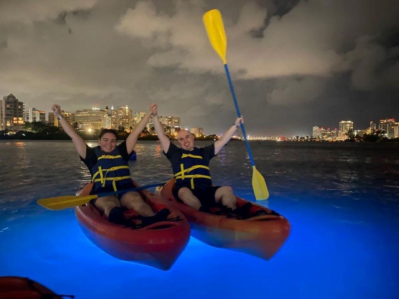 San Juan: LED Night Kayaking Experience at Condado Lagoon – San Juan, Puerto Rico