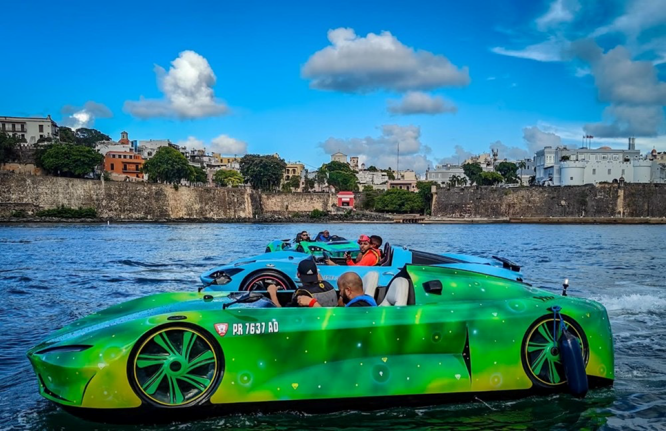 San Juan: Water Jet Car Green Infinity Experience – San Juan, Puerto Rico