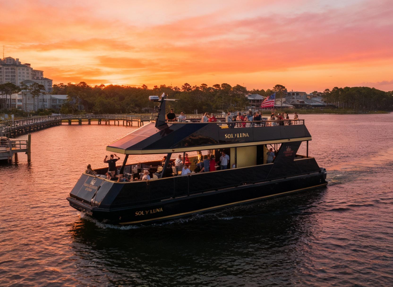 Sandestin Sunset Dolphin Cruise – Choctawhatchee Bay, Florida