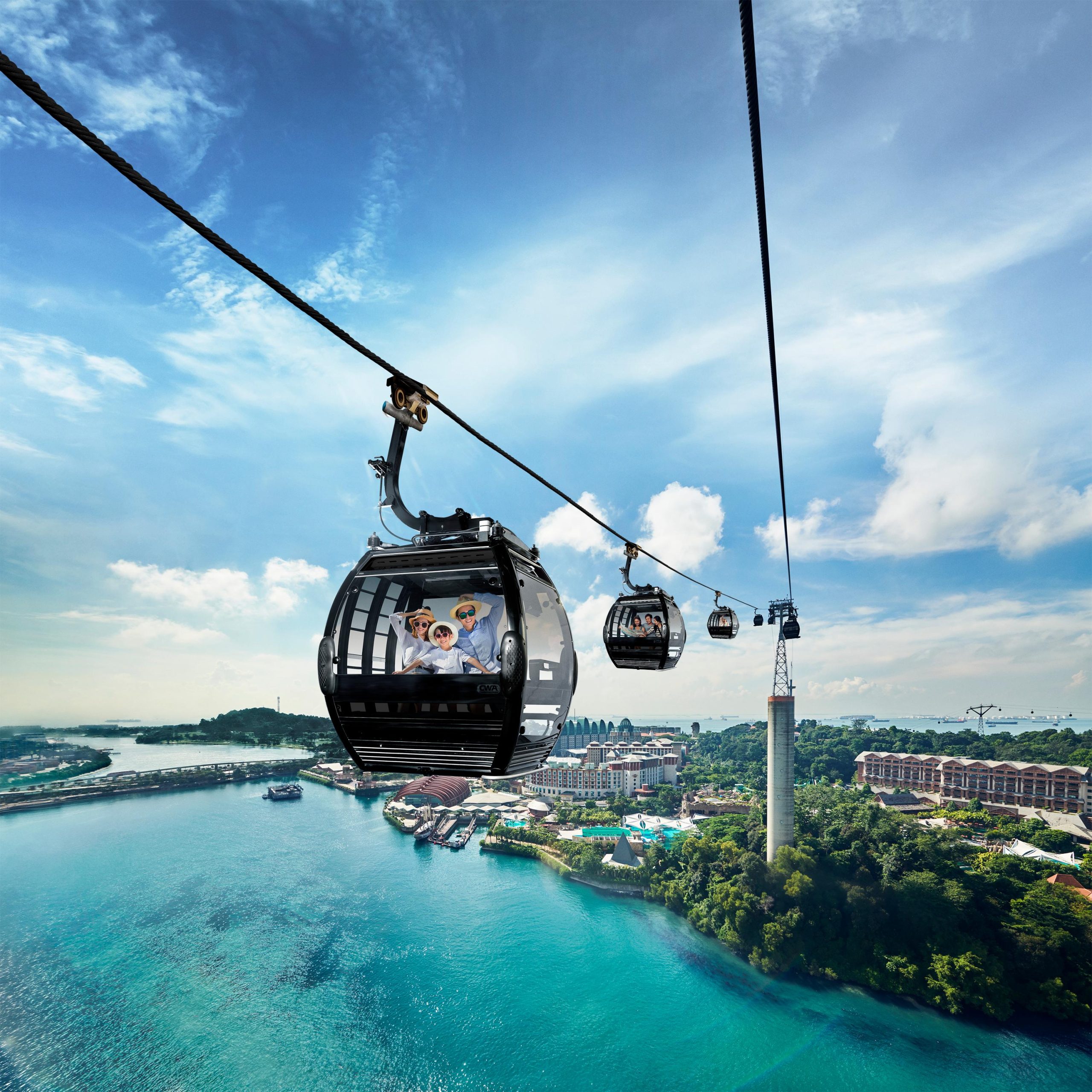 Singapore: Sentosa Cable Car Sky Pass Roundtrip Ticket – Singapore