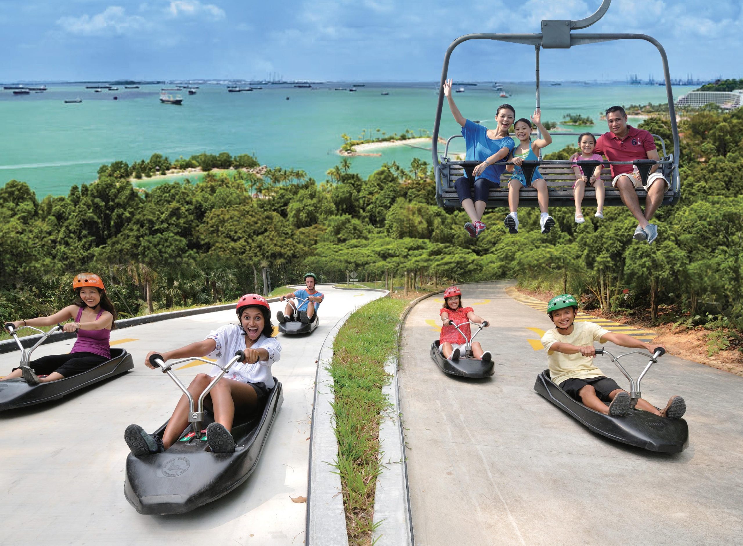 Singapore: Skyline Luge Sentosa Entry Ticket – Singapore