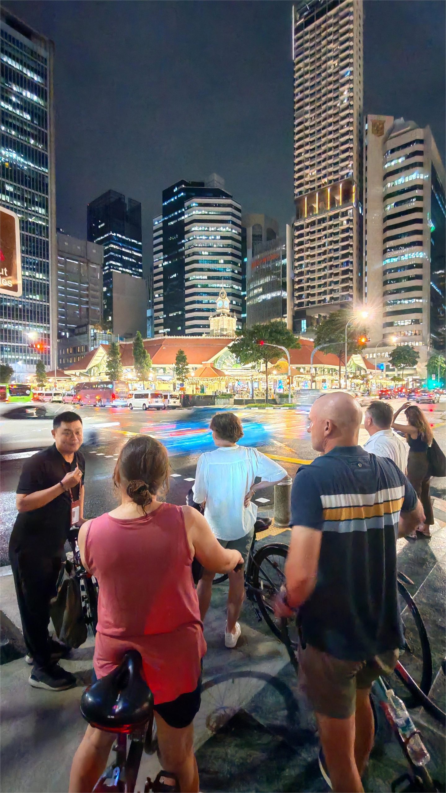 Singapore: Sunset Bike Tour with Hawker Food Experience – Singapore