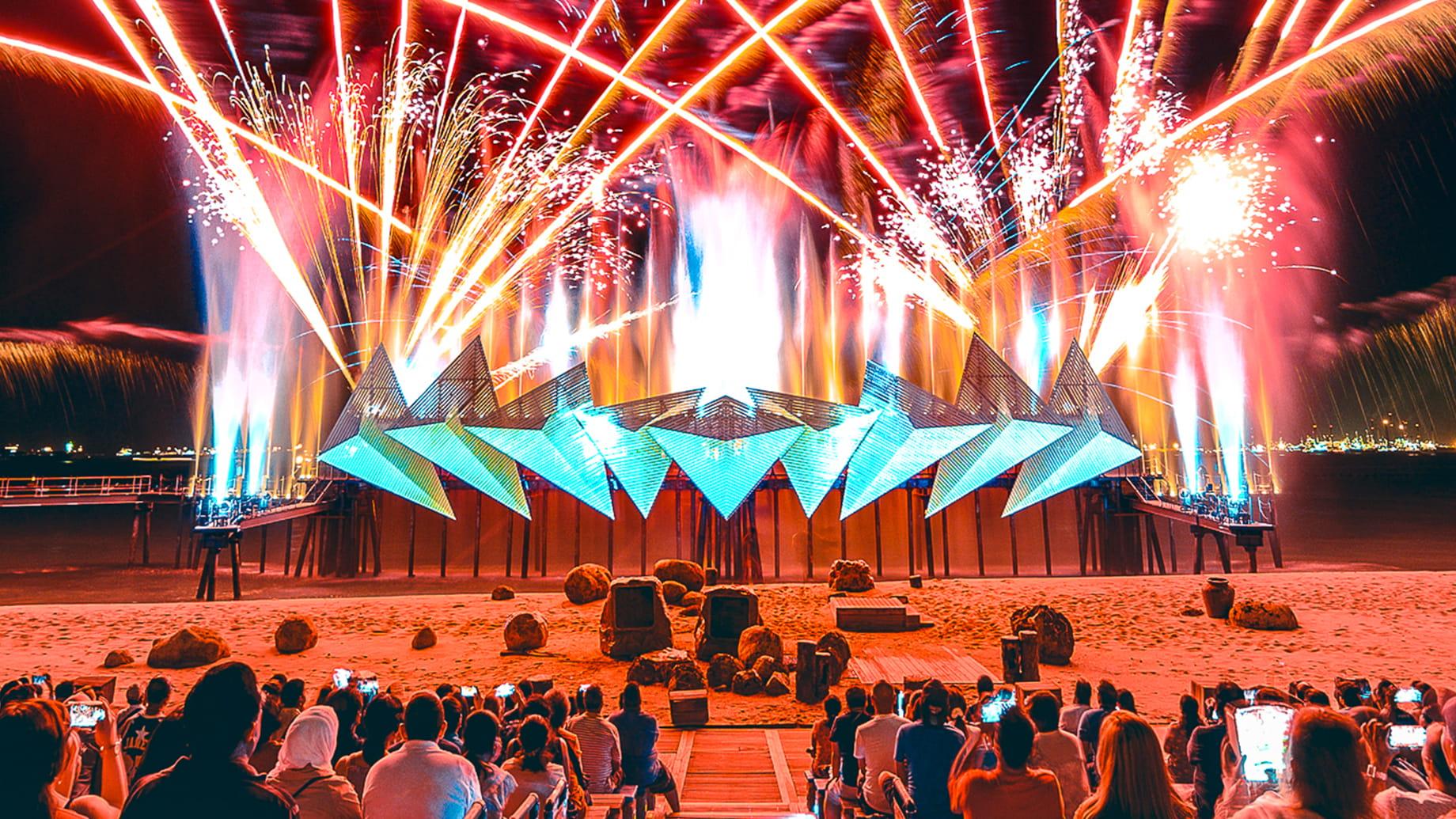 Singapore : Sunset Cable Car, Wings Of Time at Sentosa – Singapore