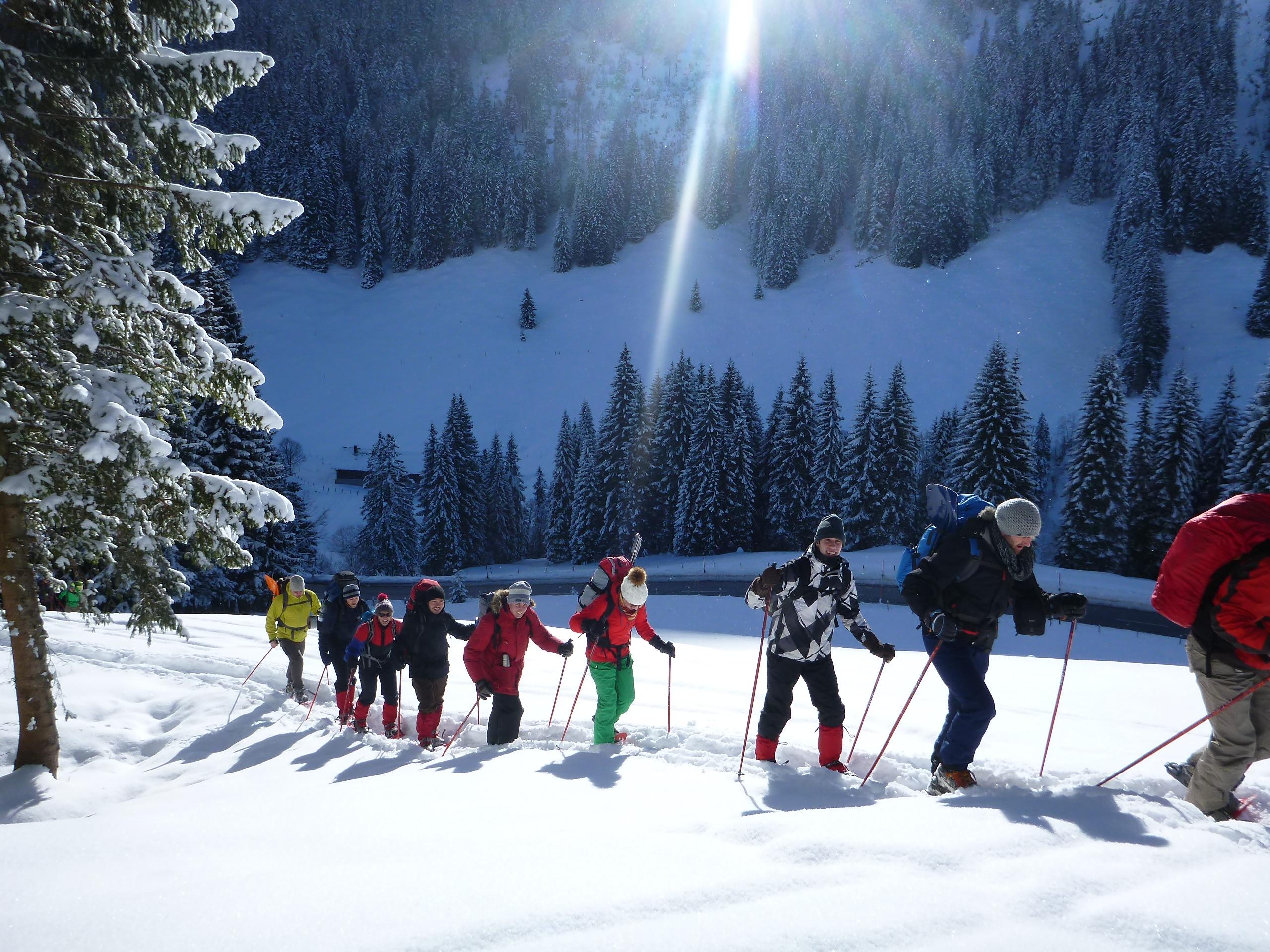 Snowshoe hike in the Allgäu – Skiparadies Grasgehren – Riedbergerhorn, Germany