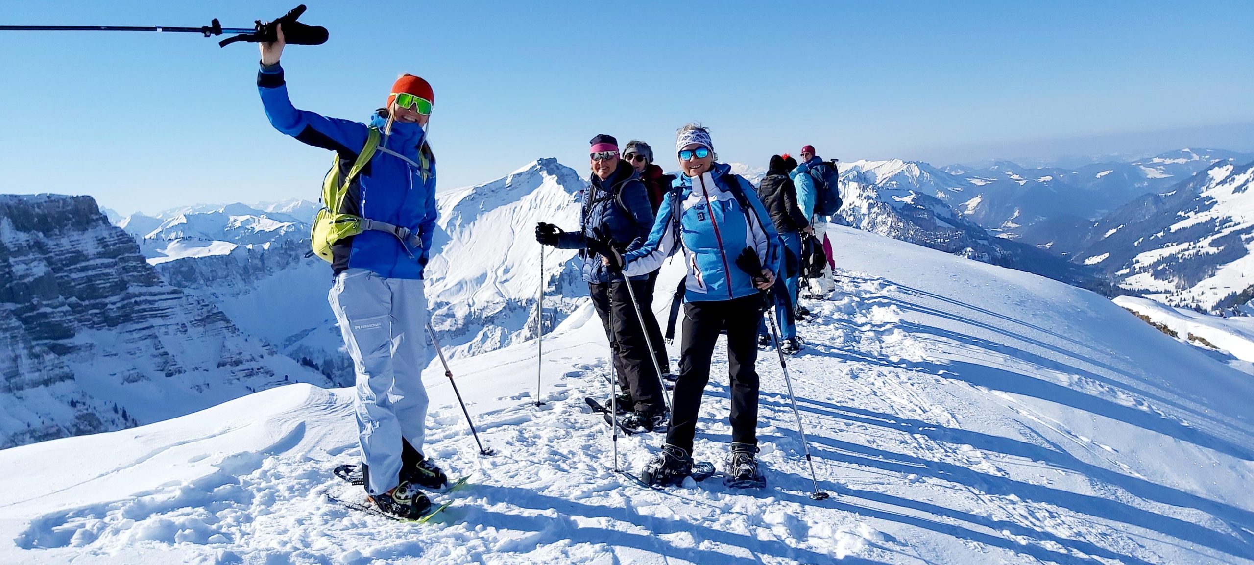 Snowshoe tour Ifen/Gottesacker Allgäu Kleinwalsertal – Mittelberg, Austria