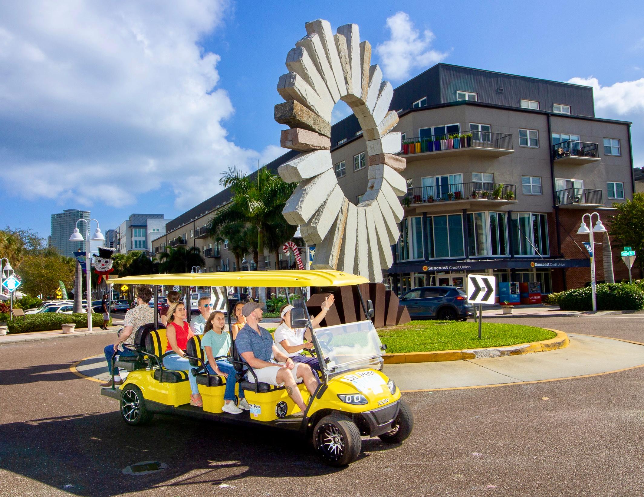 St. Petersburg: Downtown Sightseeing Electric Golf Cart Tour – St. Petersburg, Florida