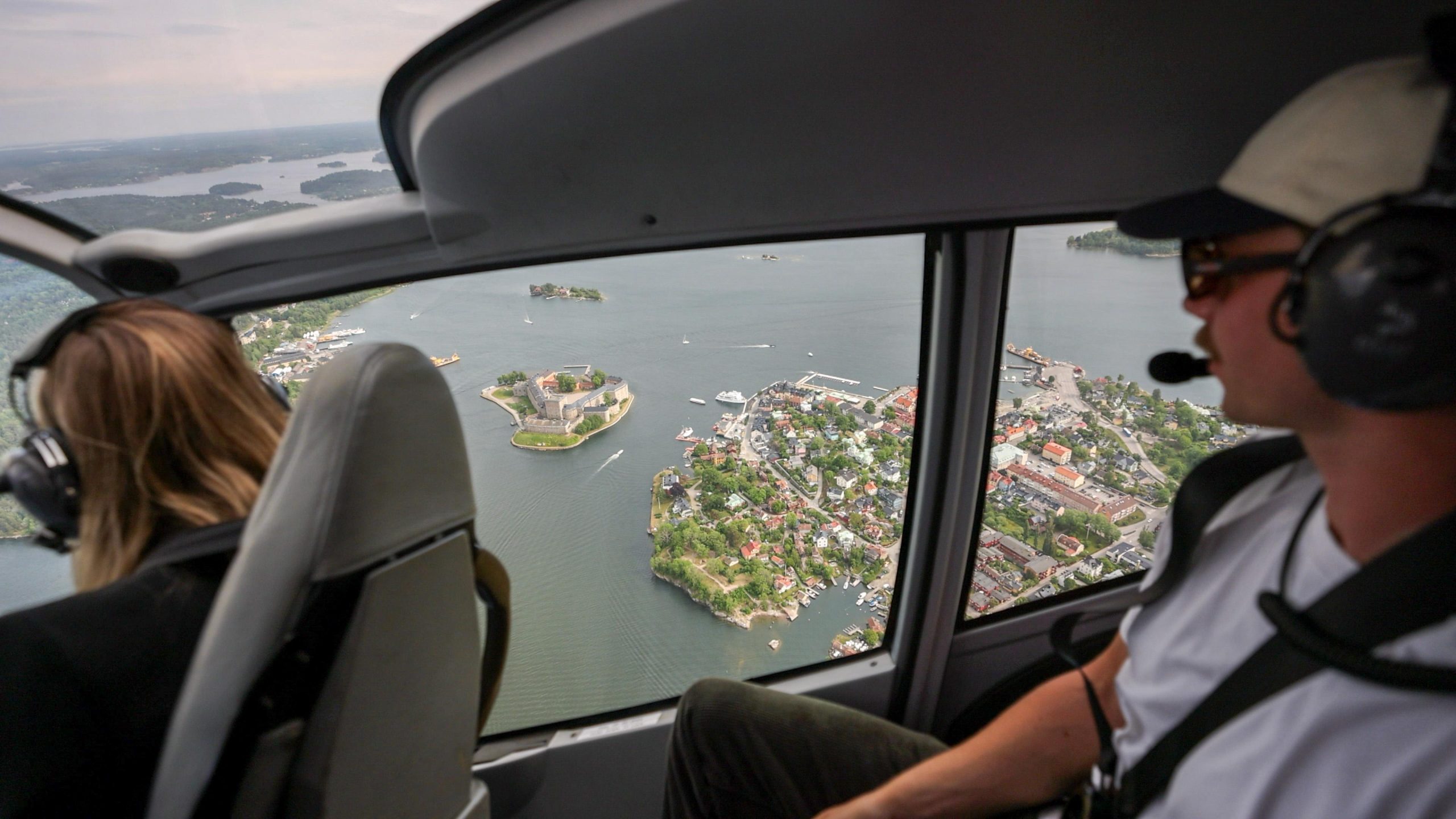 Stockholm 30-minute Private Helicopter Tour with Vaxholm – Sundbyberg, Sweden