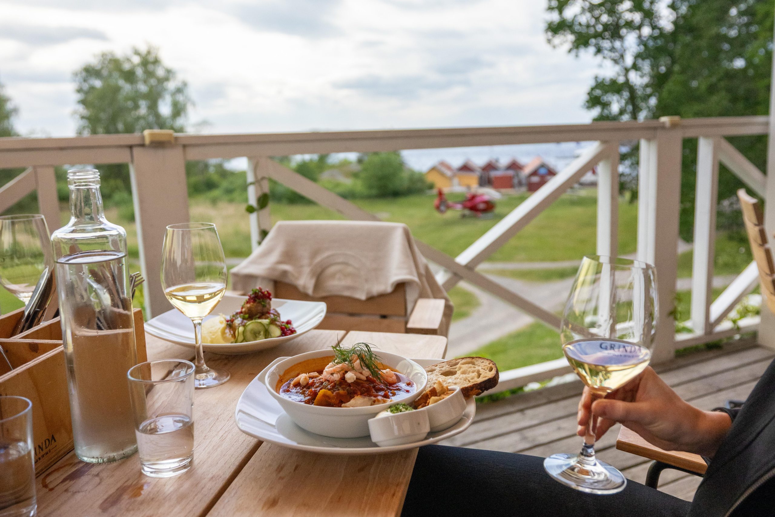 Stockholm Helicopter Tour with Lunch at Grinda – Sundbyberg, Sweden