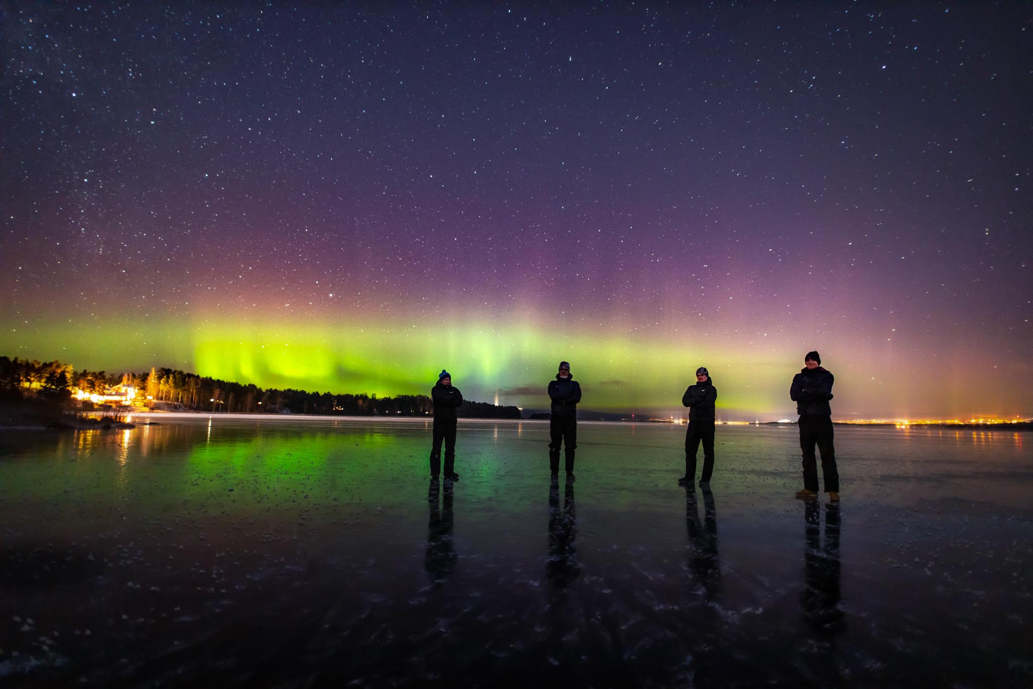 Stockholm: Ice Skating with fire & chance of Northern Lights – Stockholm, Sweden
