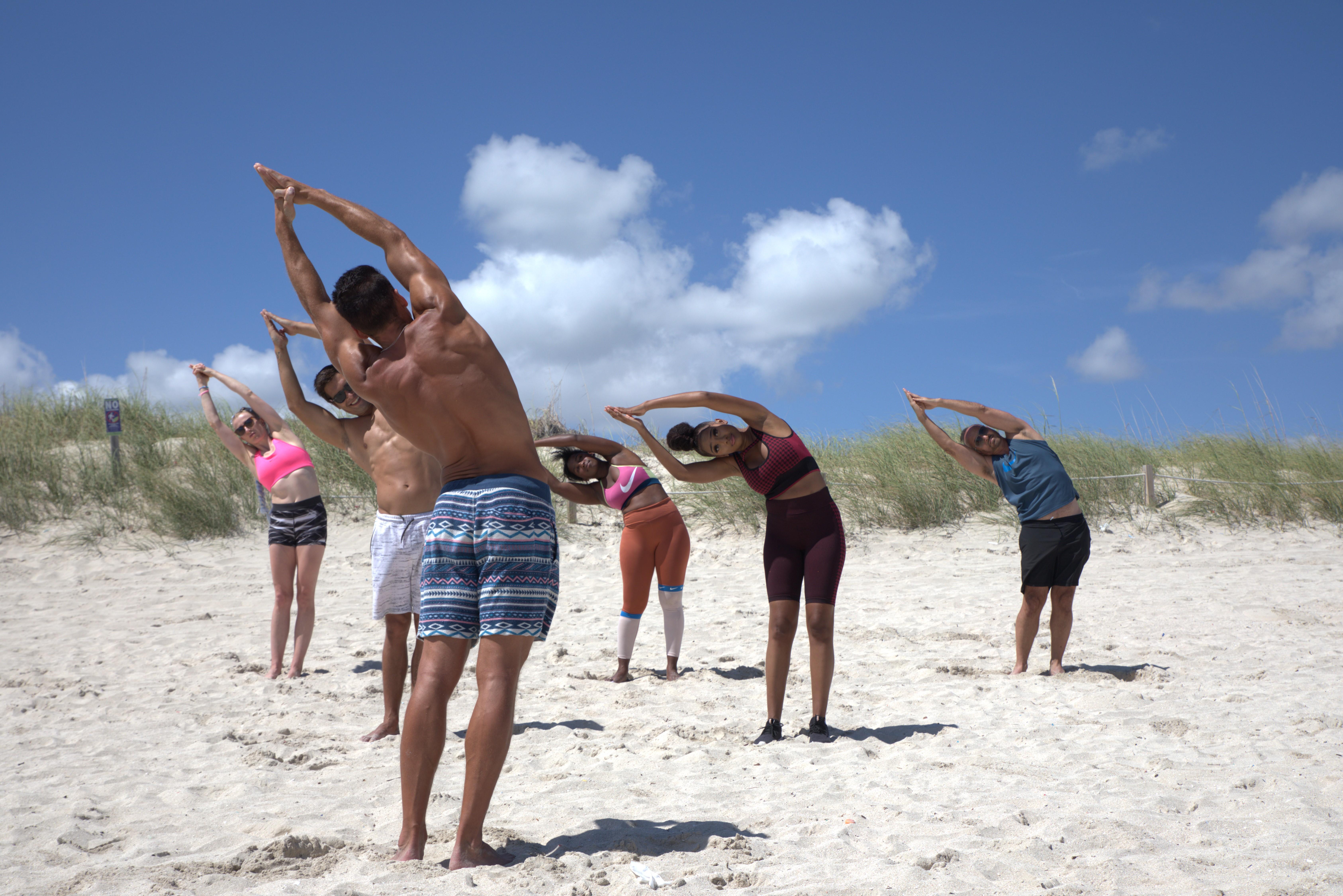 Sunrise Yoga on the Beach in Miami Beach – Miami, Florida