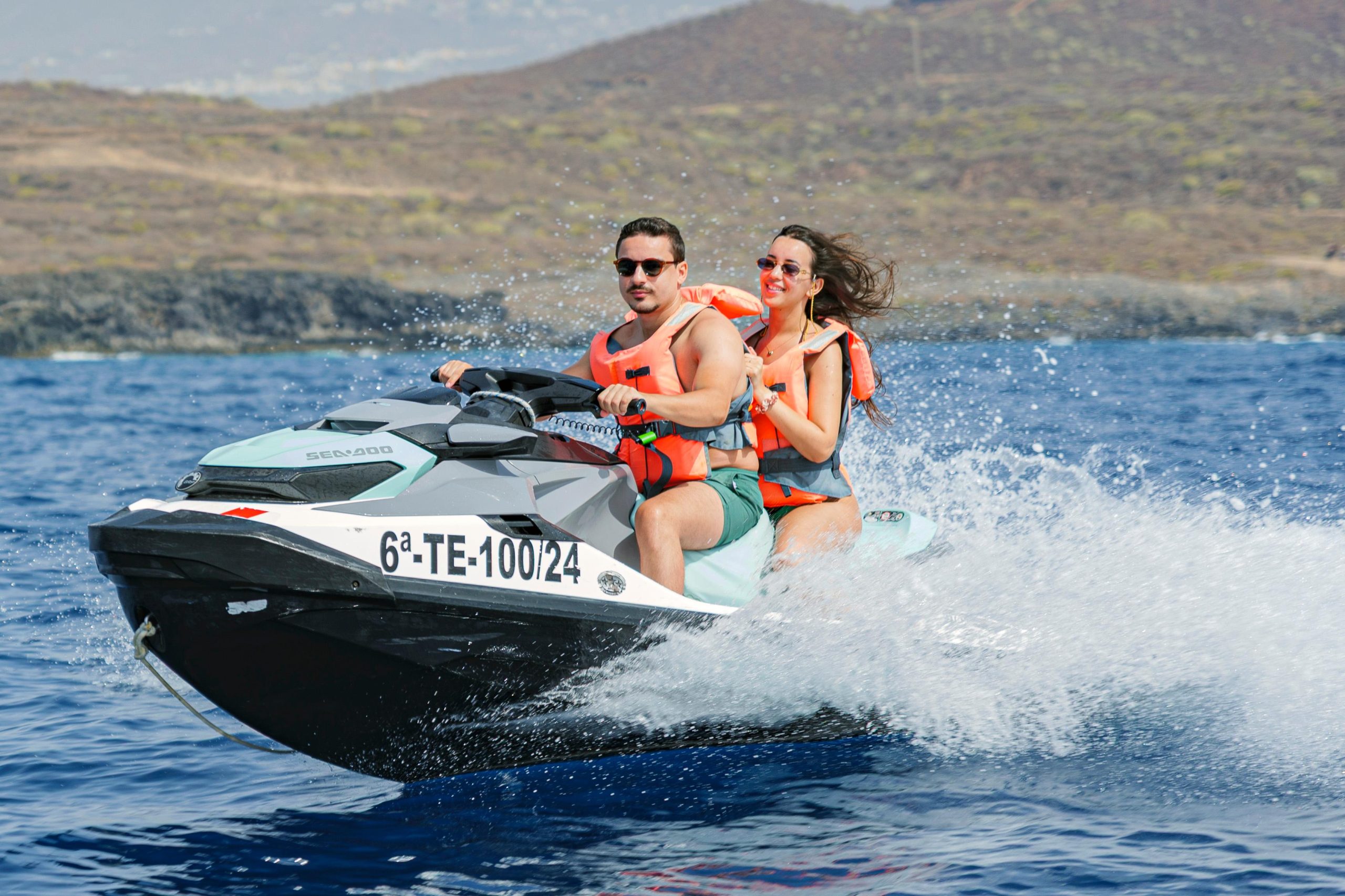Tenerife: Jet Ski Ocean Safari with Optional Transfer – Las Galletas, Spain