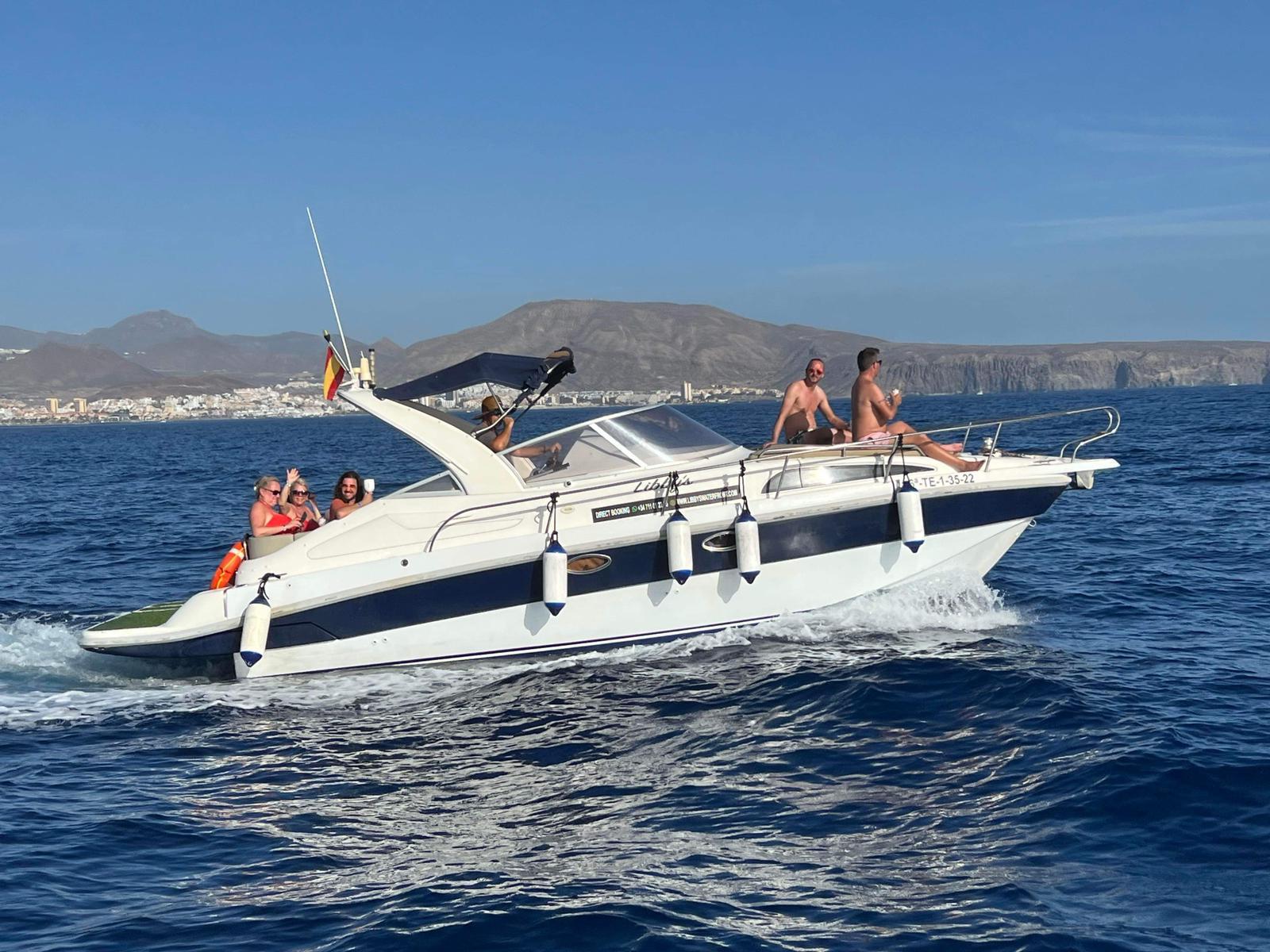 Tenerife: Private Boat Charter with Tapas & Drinks – Costa Adeje, Spain