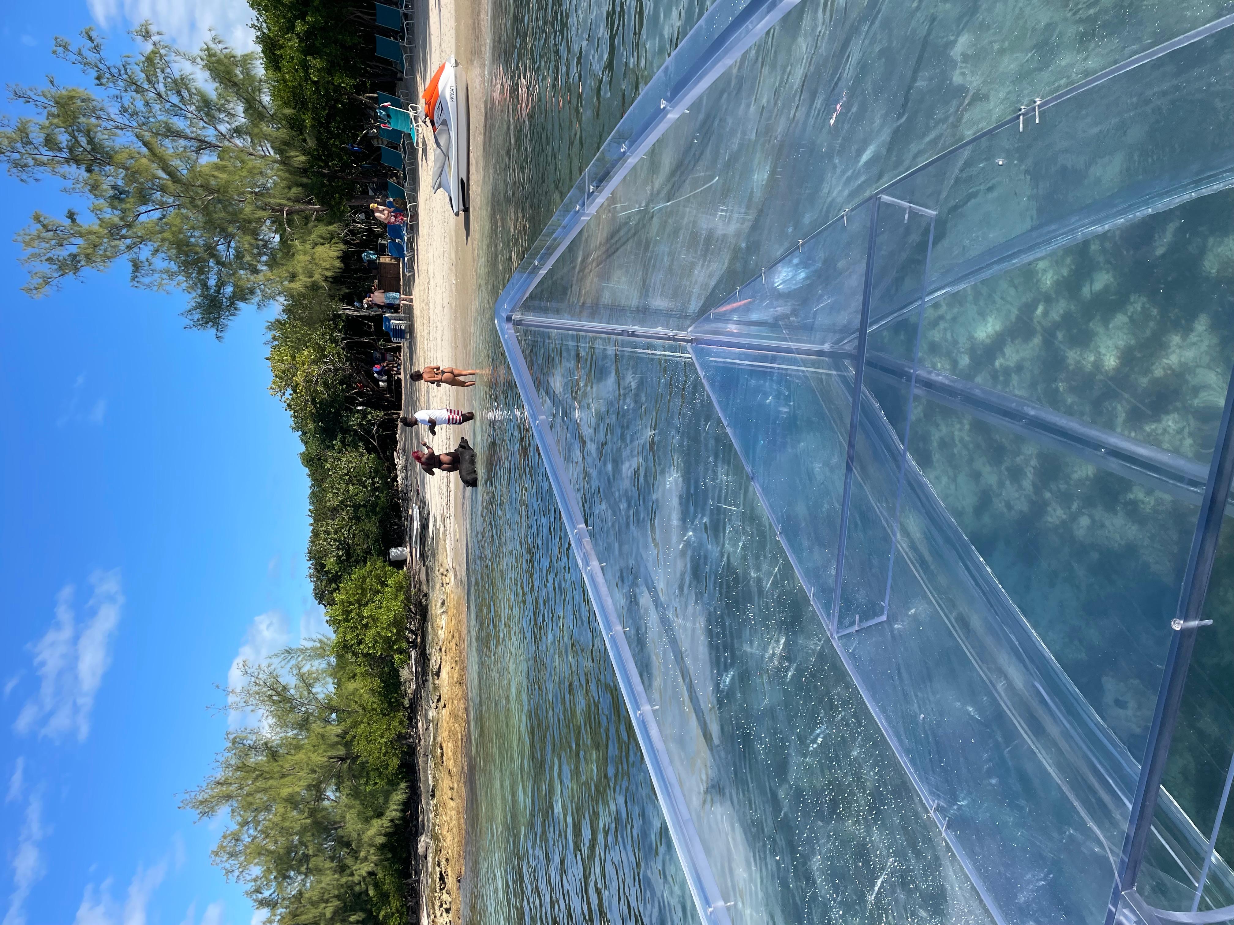 The Clear Boat Experience Bahamas drinks and snacks included – Athol Island, Bahamas