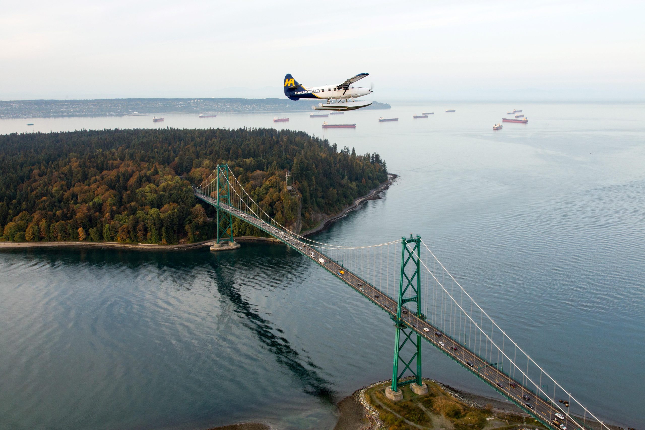 Vancouver: Scenic Panorama Seaplane Tour & Suspension Bridge – Capilano Suspension Bridge, Canada