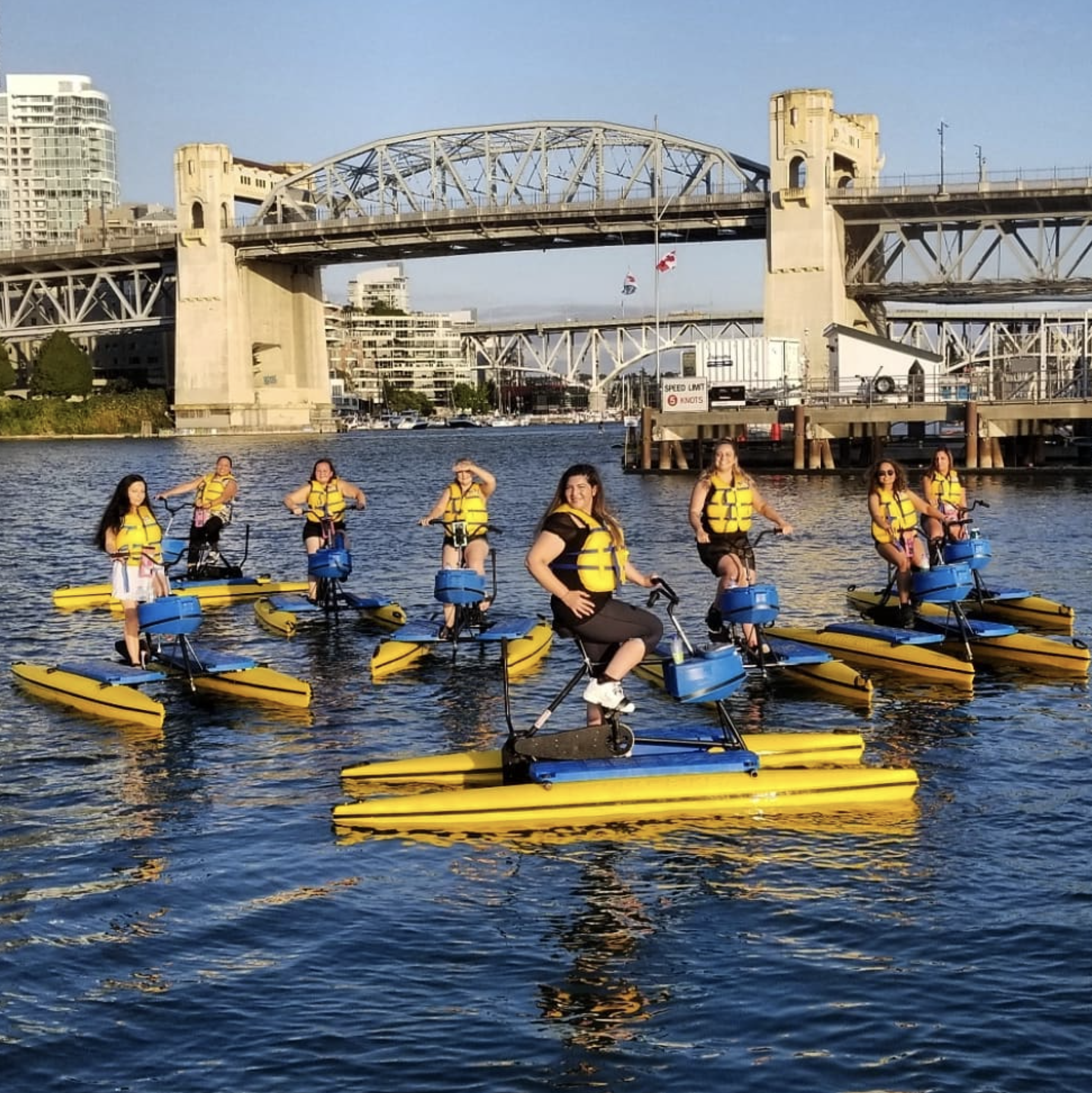 Vancouver: Water Bike Rental in False Creek – Vancouver, Canada