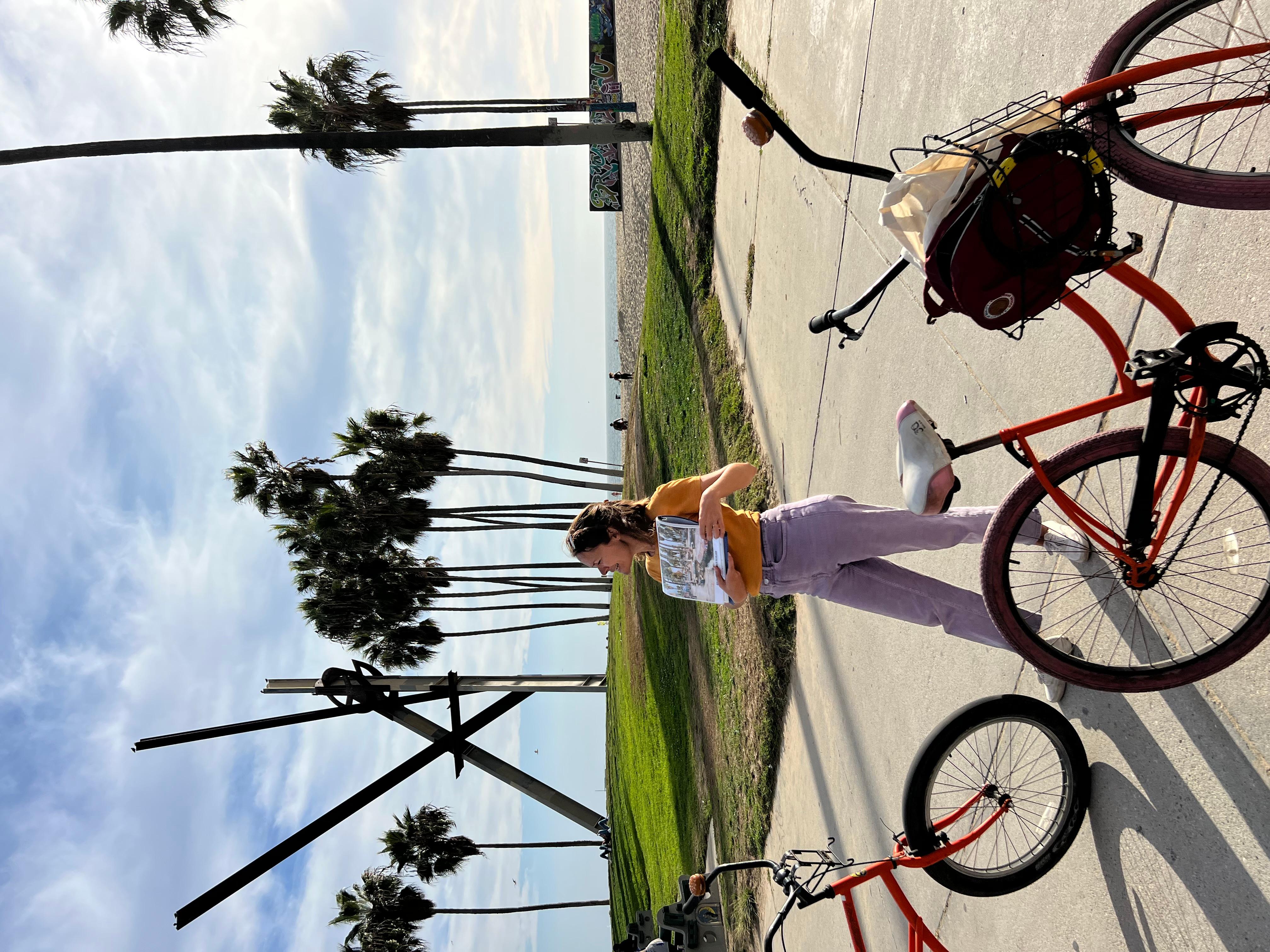 Venice et Santa Monica by bike in French – Los Angeles, California