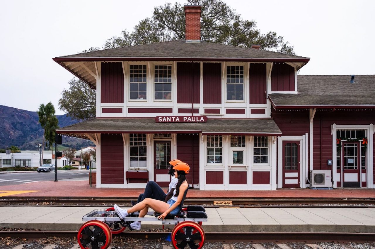 Ventura: Rail Bike Guided Tour with Farm Stand Stop – Los Angeles, California