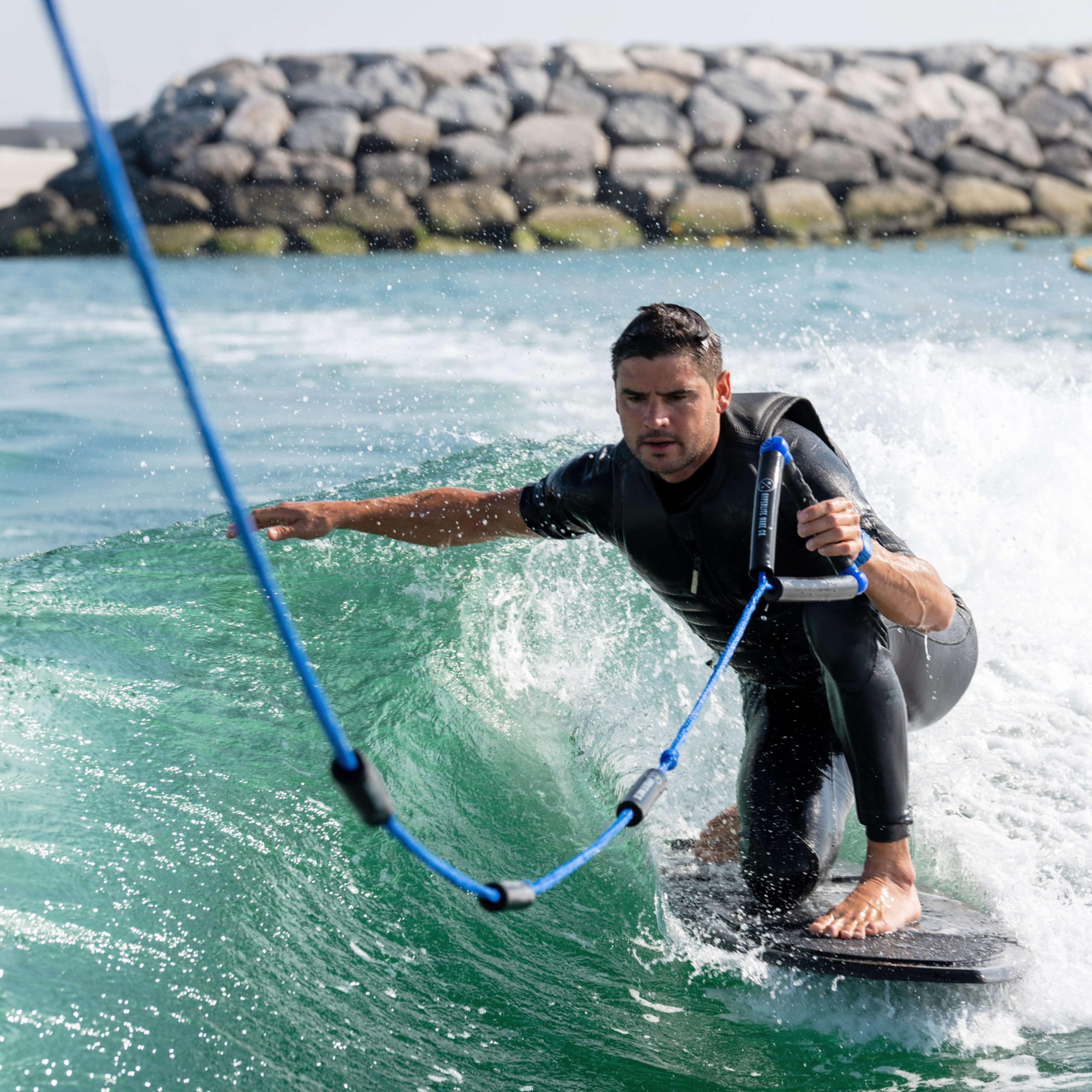 Wakesurfing with Burj Khalifa Views – Dubai, United Arab Emirates