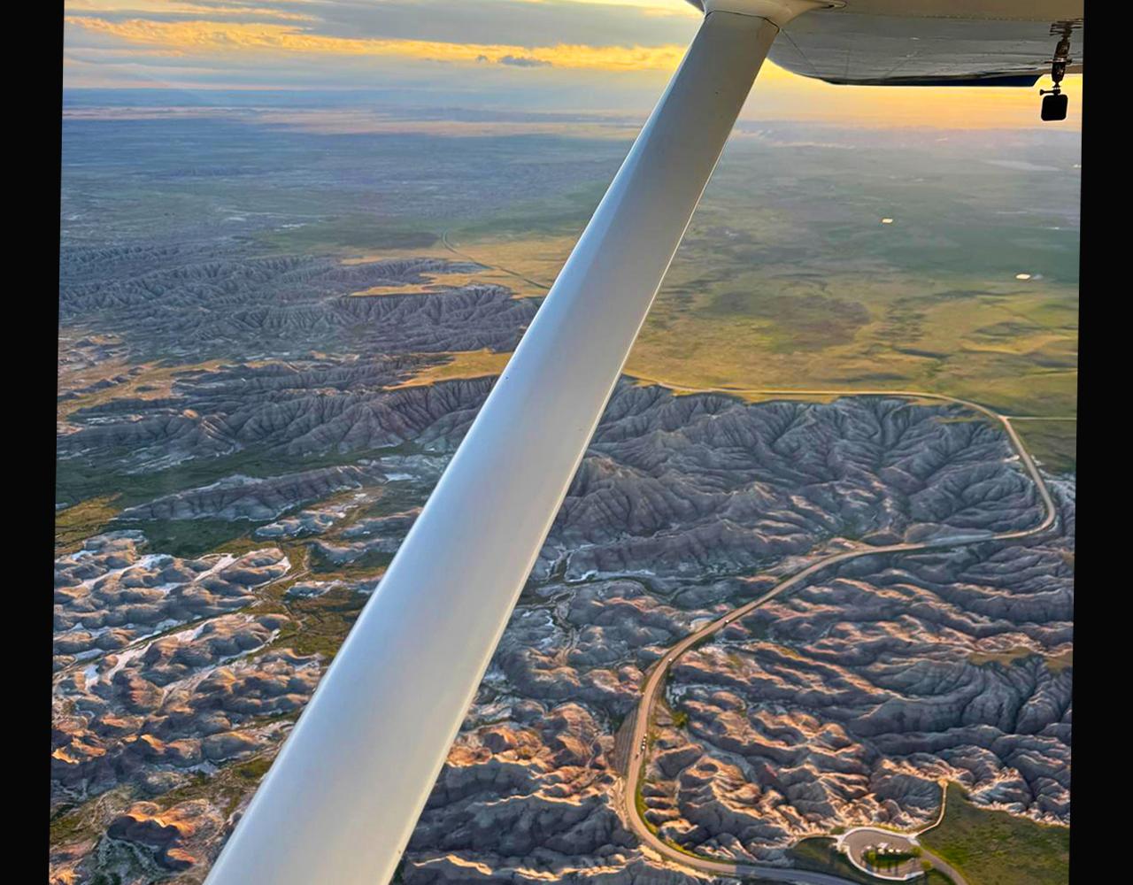 Wall SD: Small Airplane Tour To See Badlands National Park – Imlay, South Dakota