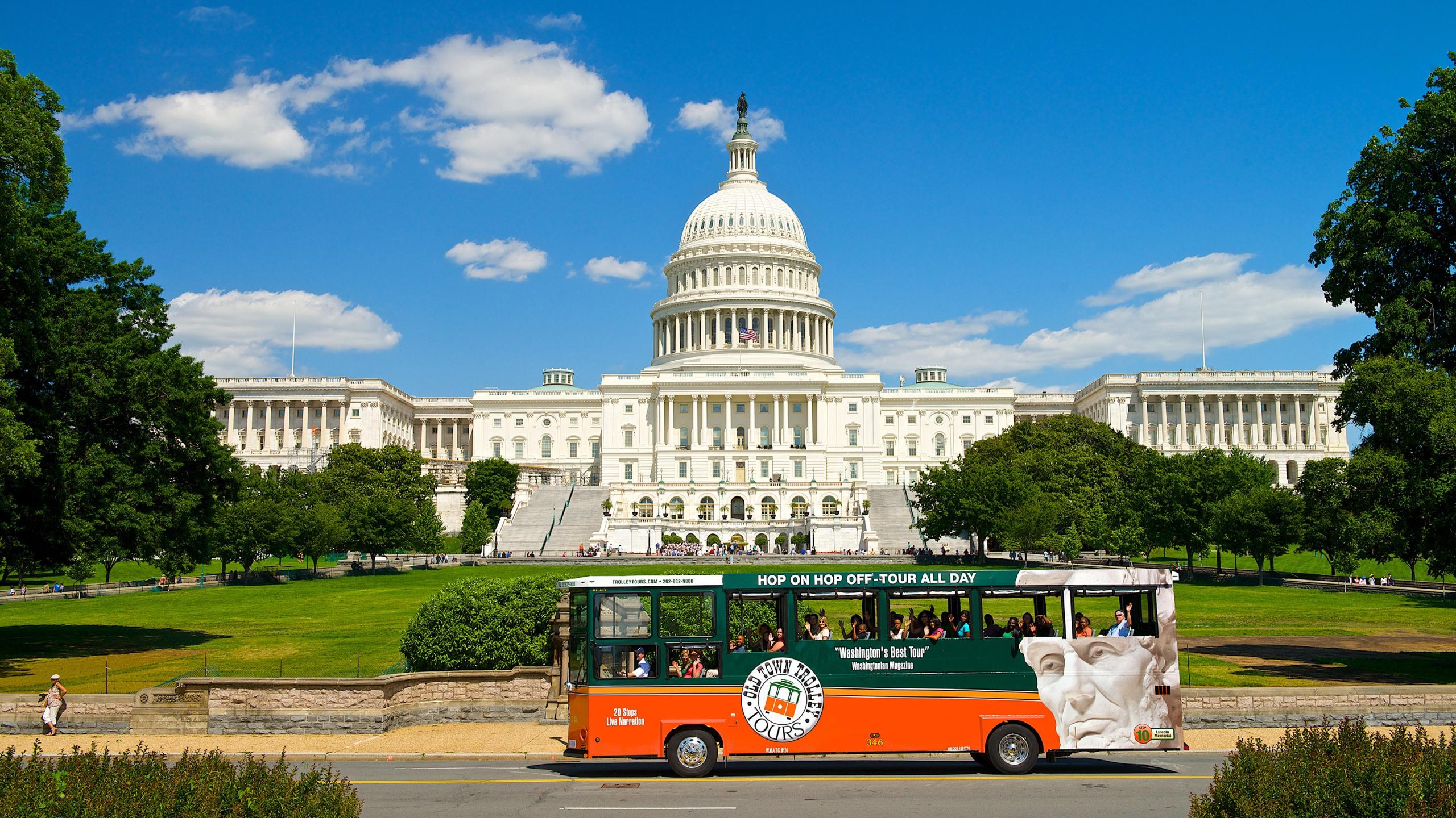 Washington, DC: Old Town Hop-On Hop-Off Trolley City Tour – Washington, Washington DC