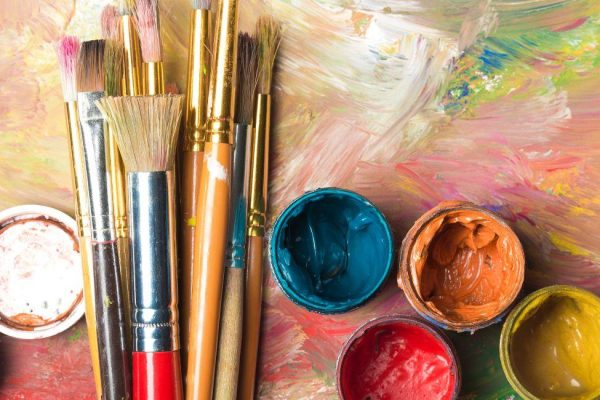 Weimar: Painting with a meal – paint pictures, relax, enjoy dinner – Weimar, Germany