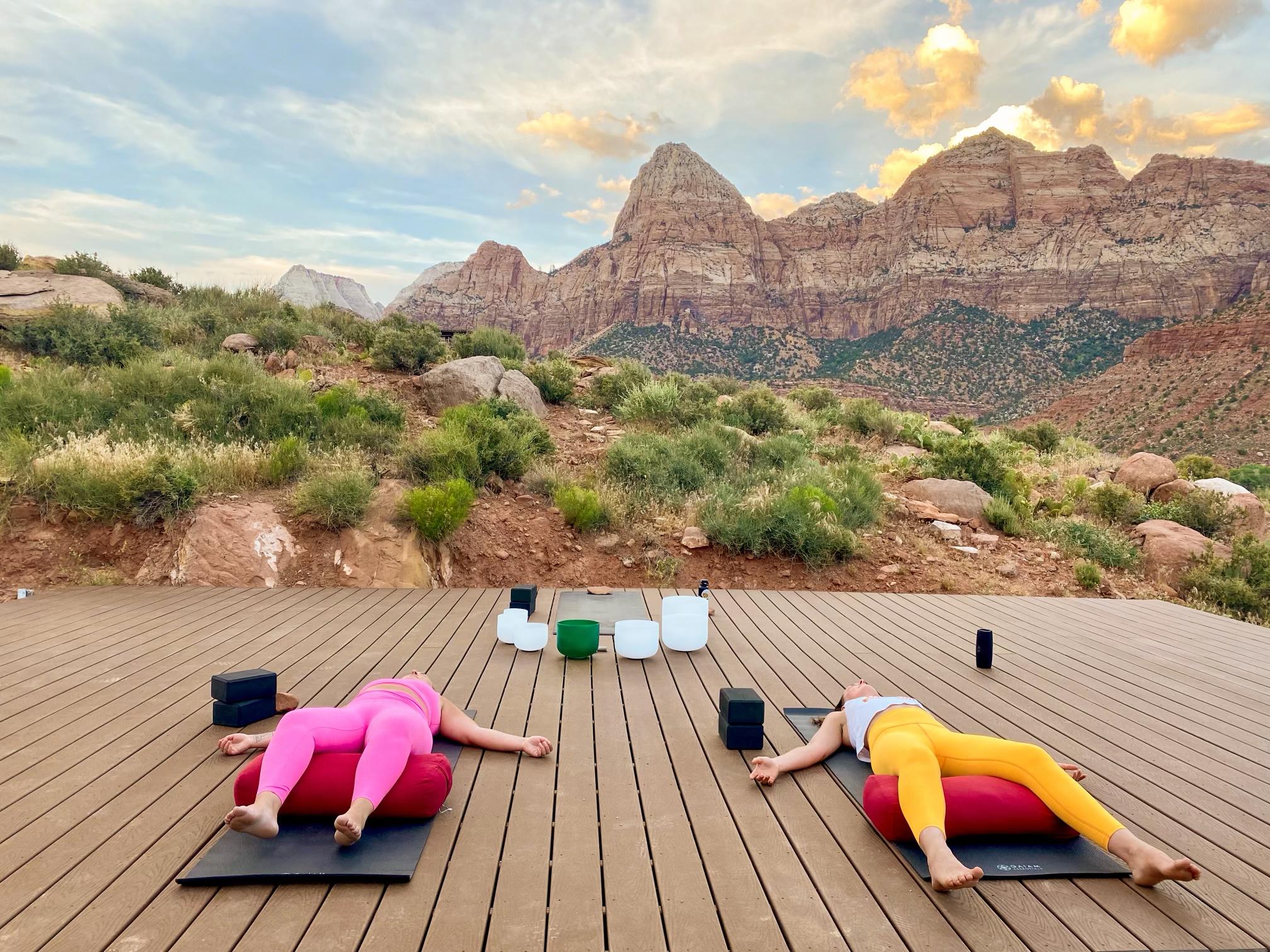 Zion National Park: Cosmic Flow Yoga and Sound Healing – Zion National Park, Utah