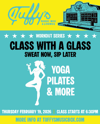 Class With A Glass: Pilates at Tuffy’s Music Box – Sanford, FL