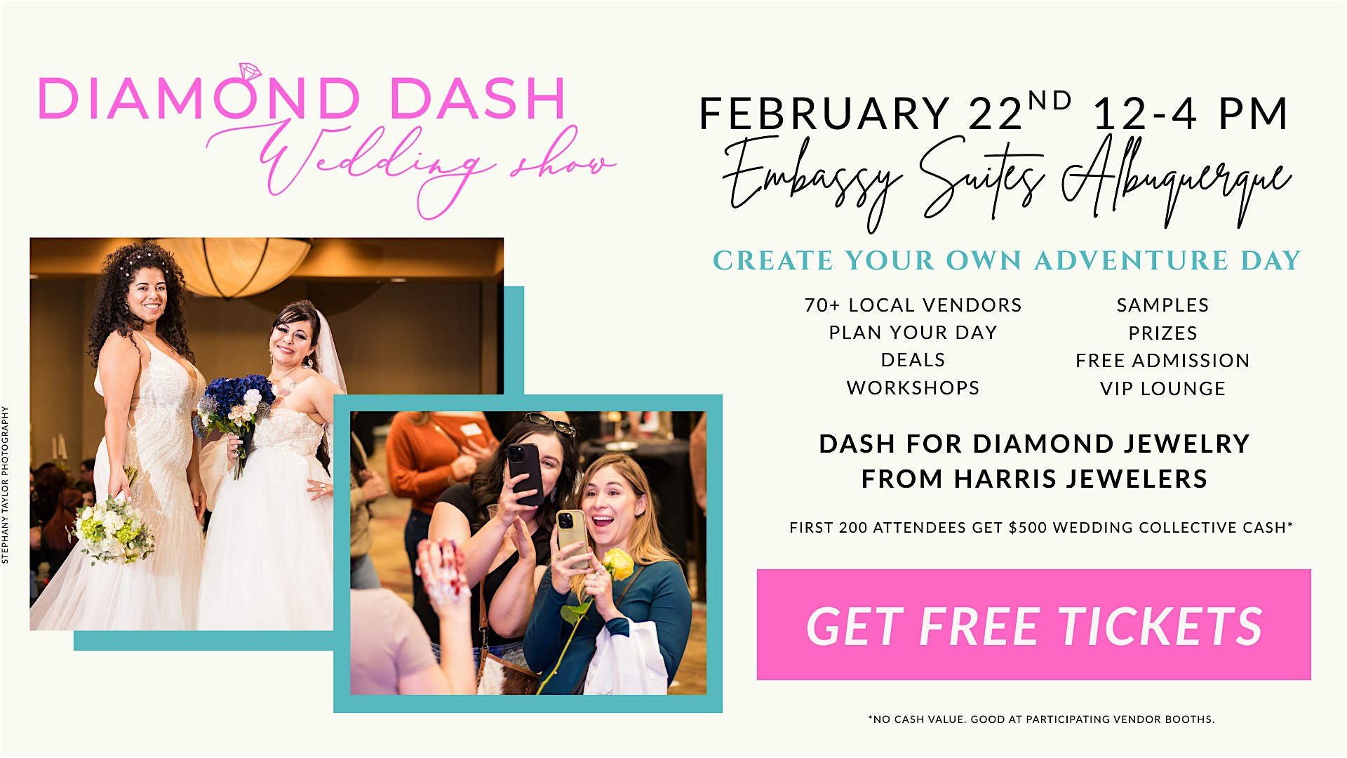 Diamond Dash Wedding Show Feb 22 | Wedding Collective New Mexico at Embassy Suites by Hilton Albuquerque – Albuquerque, NM