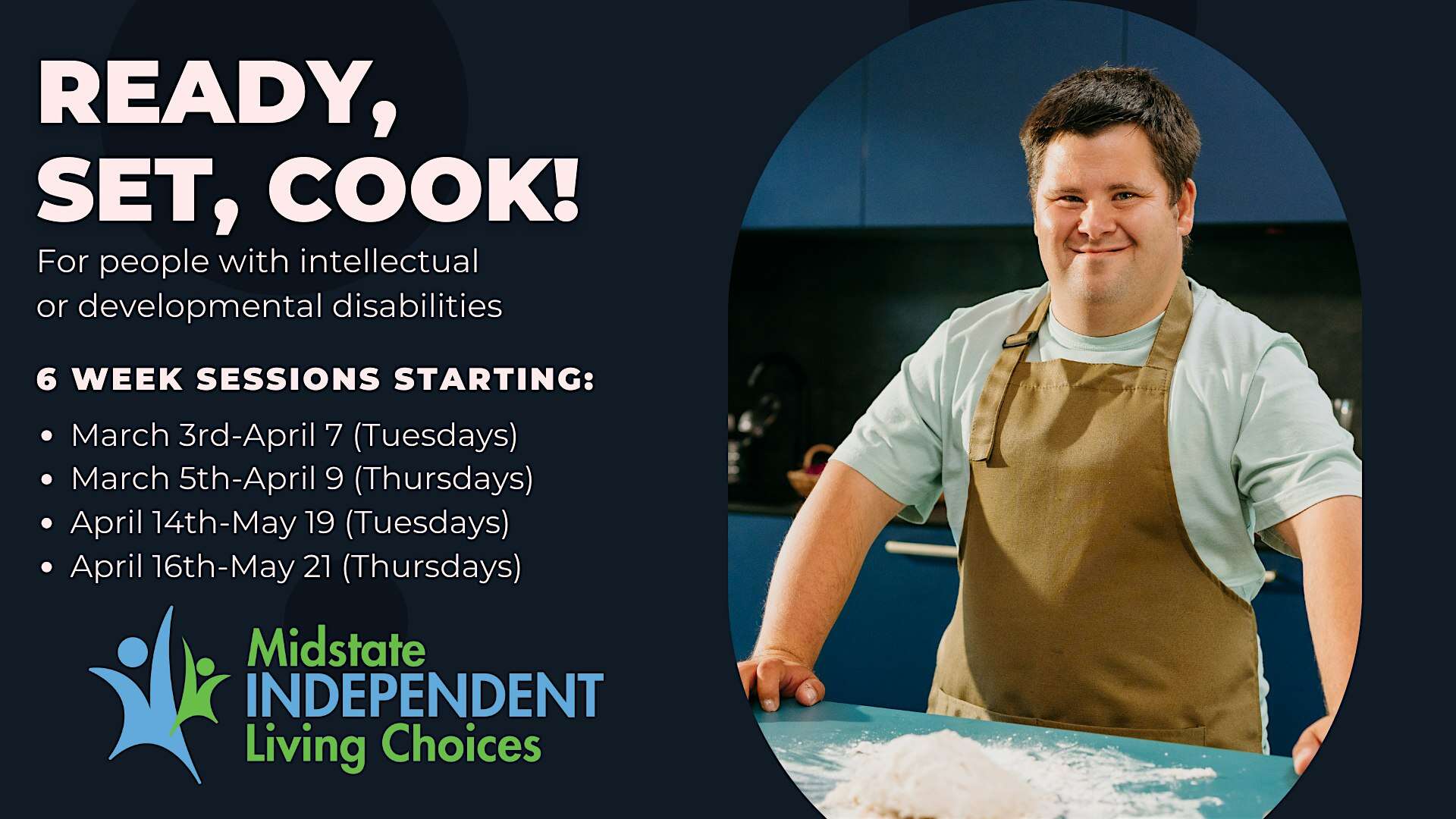 Ready, Set Cook! A 6-Week Cooking Course at United Methodist Church (Kitchen/Dining Hall) – Wisconsin Rapids, WI