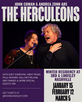 The HercuLeons with Jody Nardone, Andy Peake, Paul Kramer, Will McFarlane, Abe Parker & More Special Guests with THE REFUGEES (featuring Cidny Bullens, Wendy Waldman & Deborah Holland) at 3rd and Lindsley – Nashville, TN