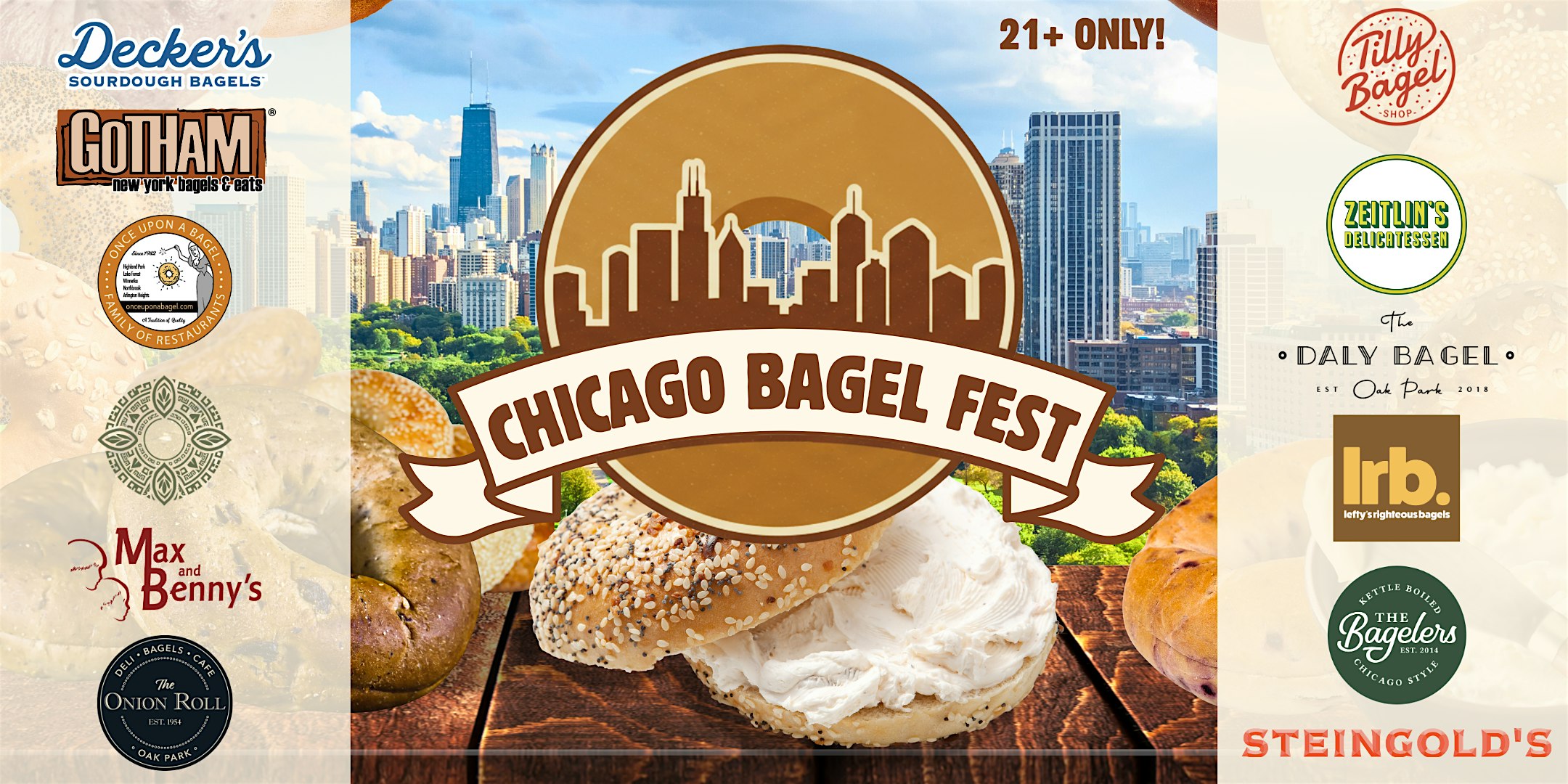 Chicago Bagel Fest: Bagel Tastings, Live Acoustic Music, Photo Ops & More! at Old Crow Smokehouse – Chicago, IL