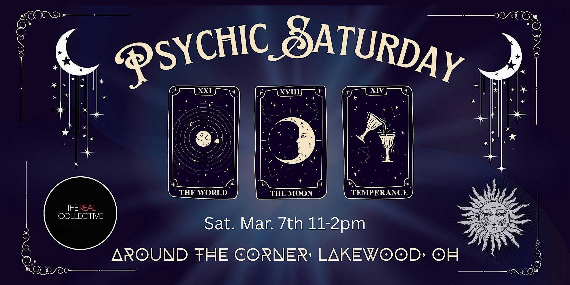 Psychic Saturday with The Real Collective at Around the Corner Lakewood at Around the Corner Saloon & Cafe – Lakewood, OH