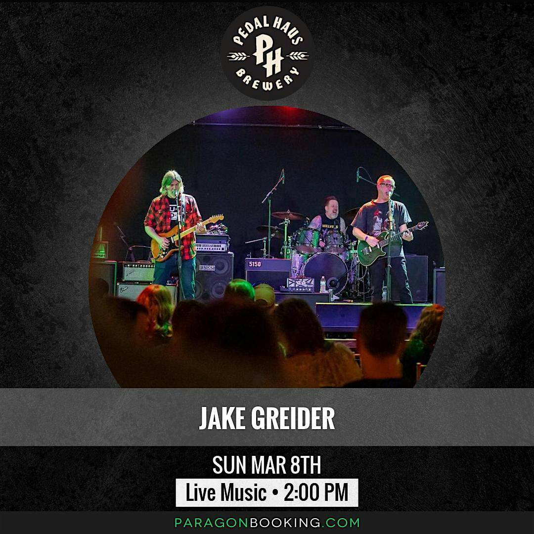 Live Music in Downtown Chandler Arizona featuring Jake Greider at Pedal Haus Brewery (Chandler) at Pedal Haus Brewery (Chandler) – Chandler, AZ