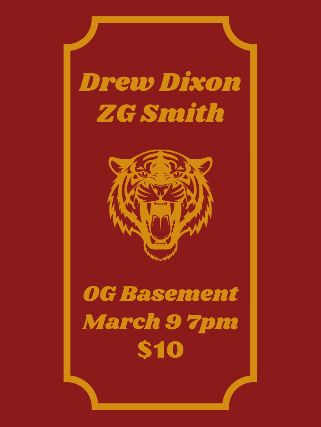 Drew Dixon w/ ZG Smith at The Basement – Nashville, TN