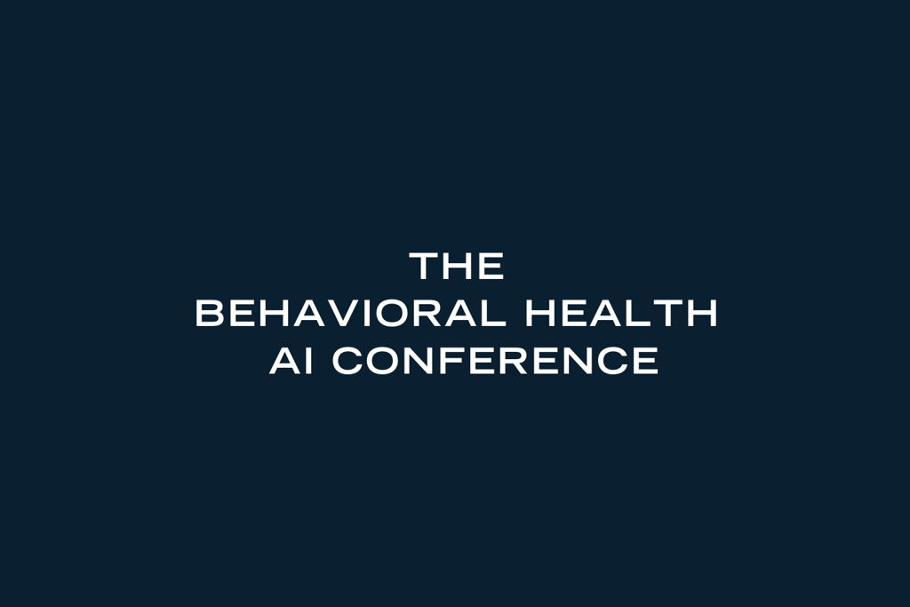 The Behavioral Health AI Conference at – Nashville, TN