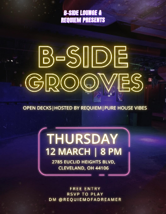B Side Grooves : Open decks at B Side Lounge – Cleveland Heights, OH