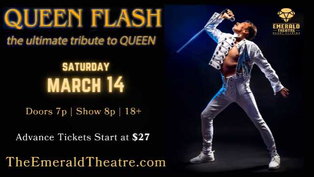 Queen Flash – The Ultimate Tribute to Queen at Emerald Theatre – Mount Clemens, MI