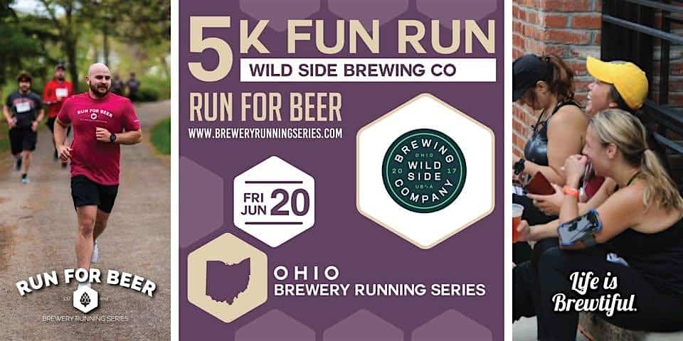 5K Beer Run x Wild Side Brewing Company | 2026 Ohio Brewery Running Series at Wild Side Brewing Company – Grand Rapids, OH