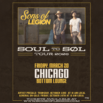 Sons of Legion at Bottom Lounge – Chicago, IL